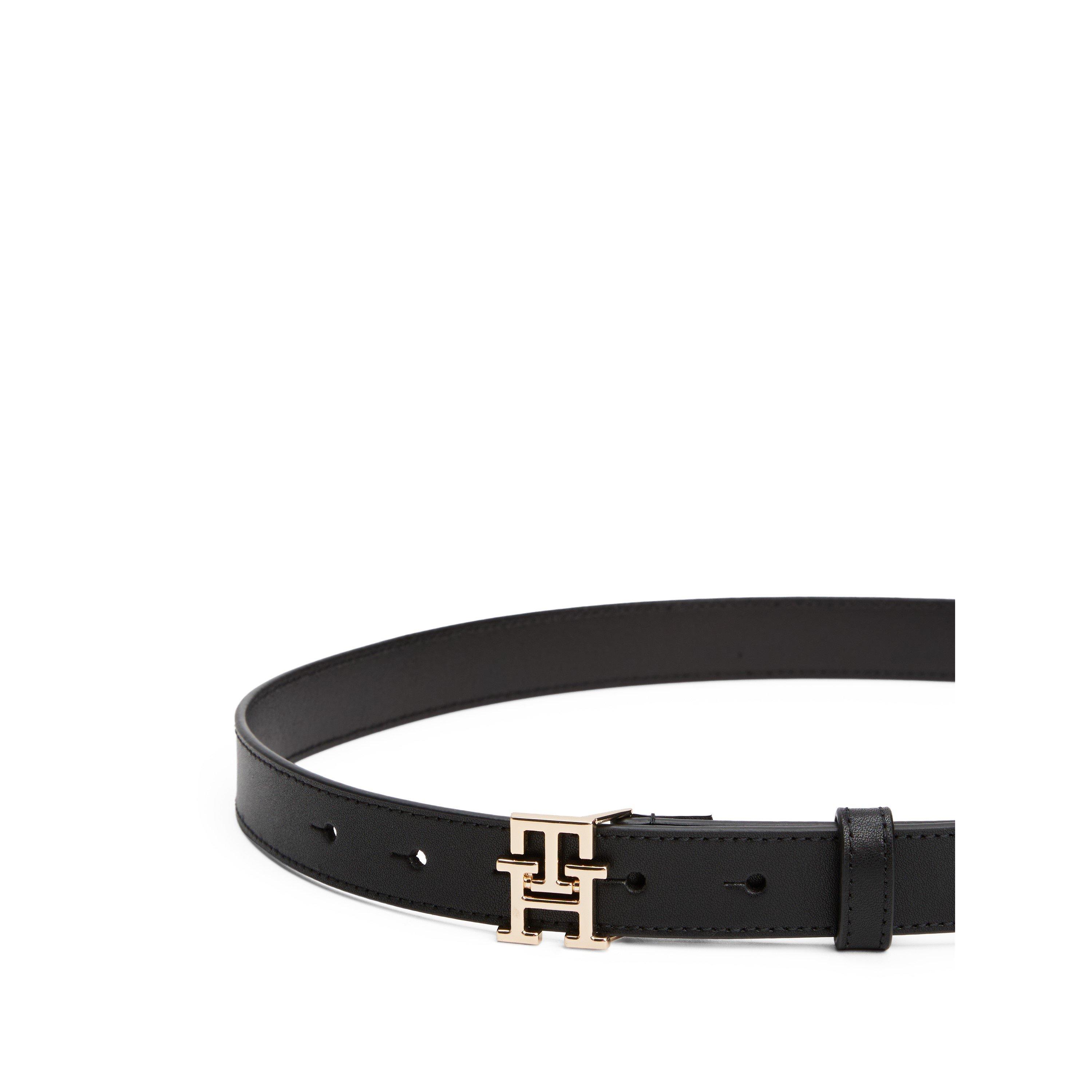 Black - Tommy Hilfiger - Women's Faux Leather Belt - 2