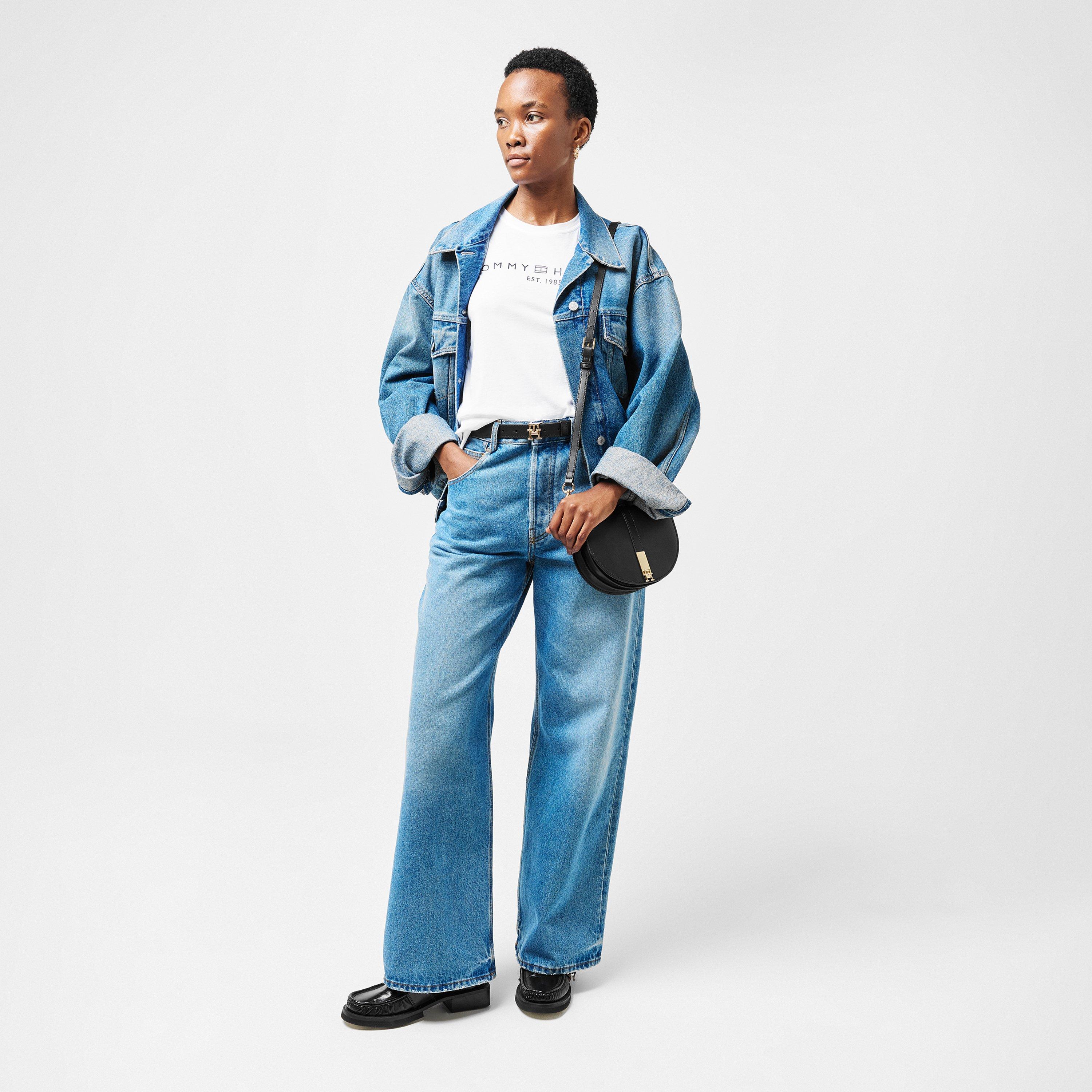 Black - Tommy Hilfiger - Women's Faux Leather Belt - 5