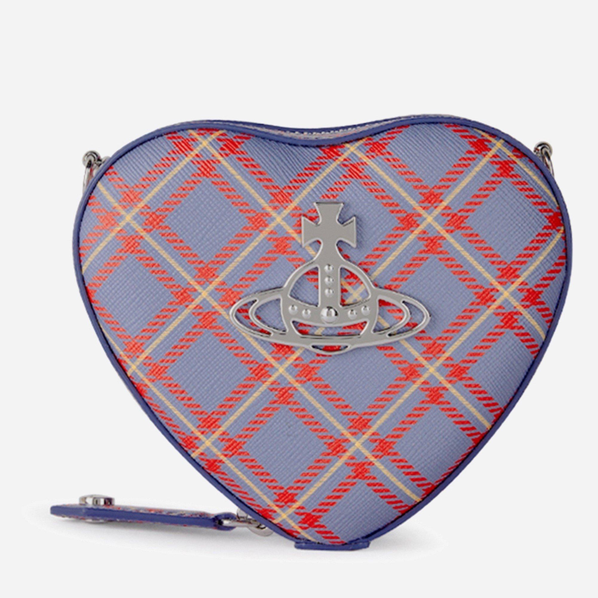 Vivienne Westwood Vivienne Mini Heart Crossbody - Orange Tartan