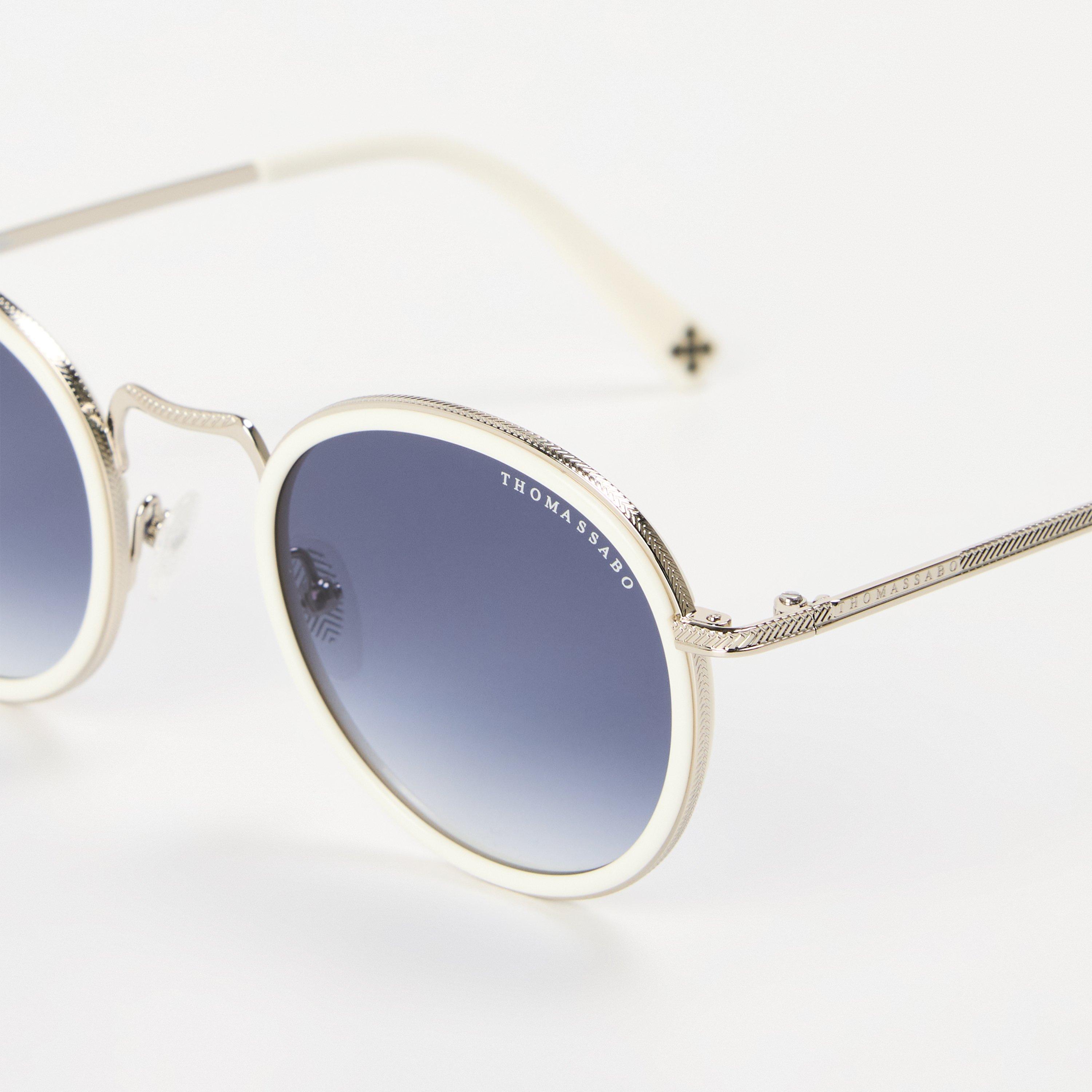Blue - Thomas Sabo - Unisex Adults Round Sunglasses - 3
