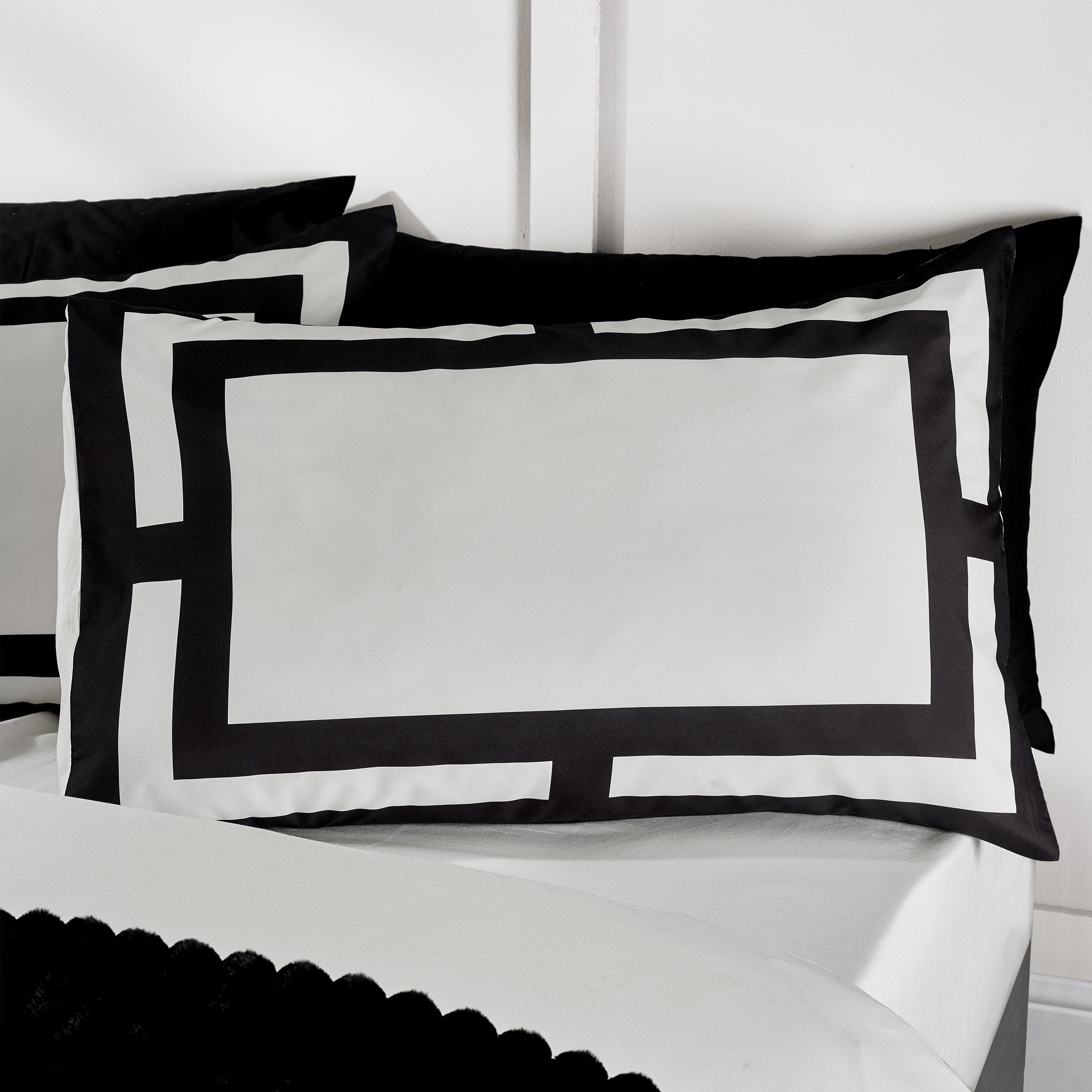 Cream - Catherine Lansfield - So Soft Mono Panel Duvet Cover Set - 2