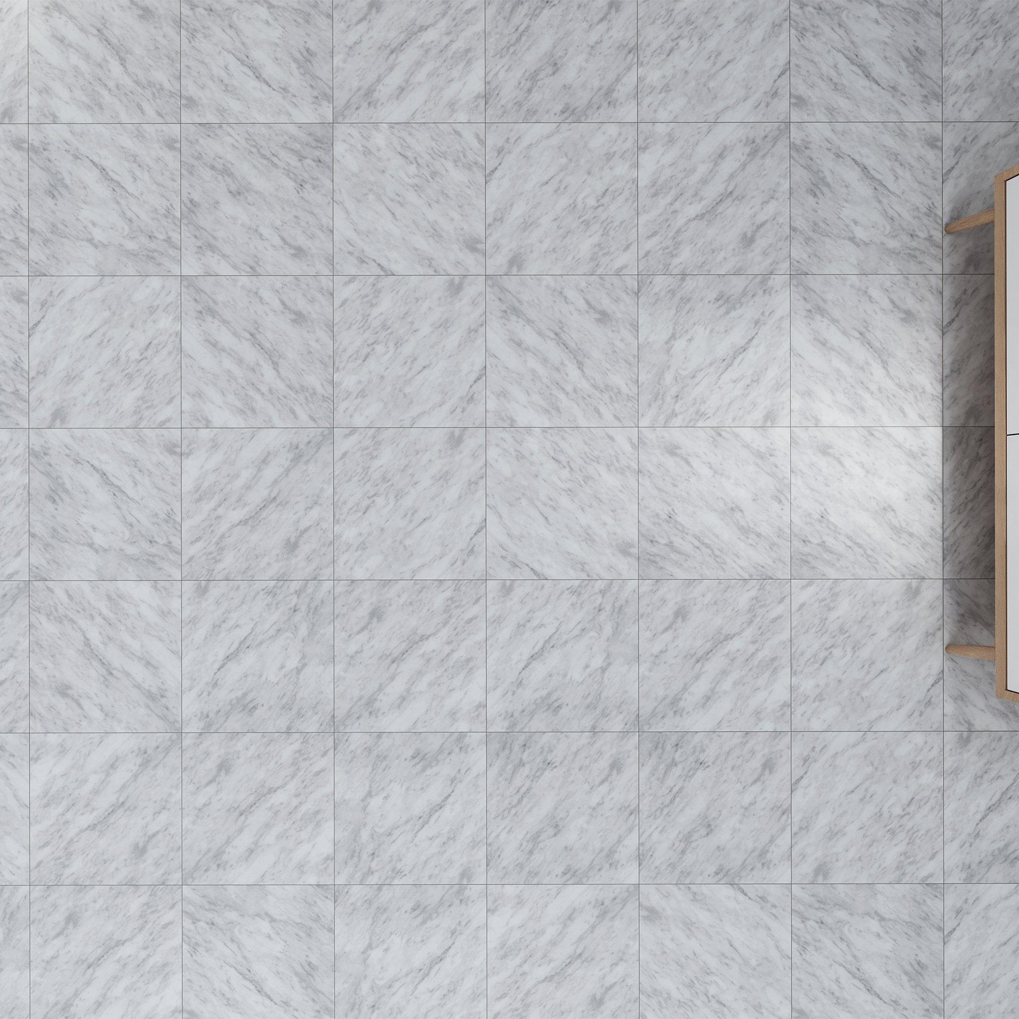 Grey Marble - Homelife - Pack of 11 Floor Tiles - 4