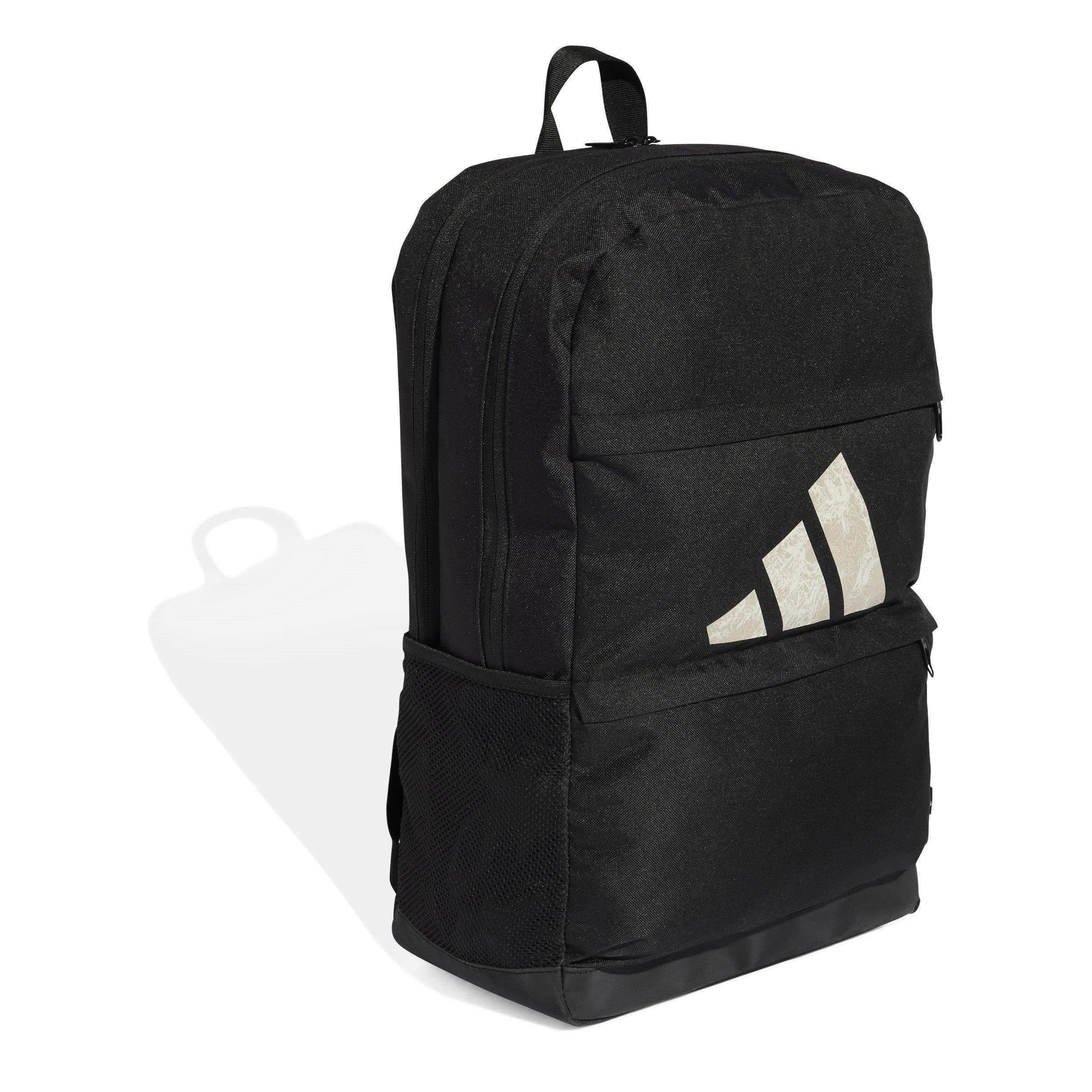 Black/W.Beige - adidas - Motion Logo Backpack Adults - 3