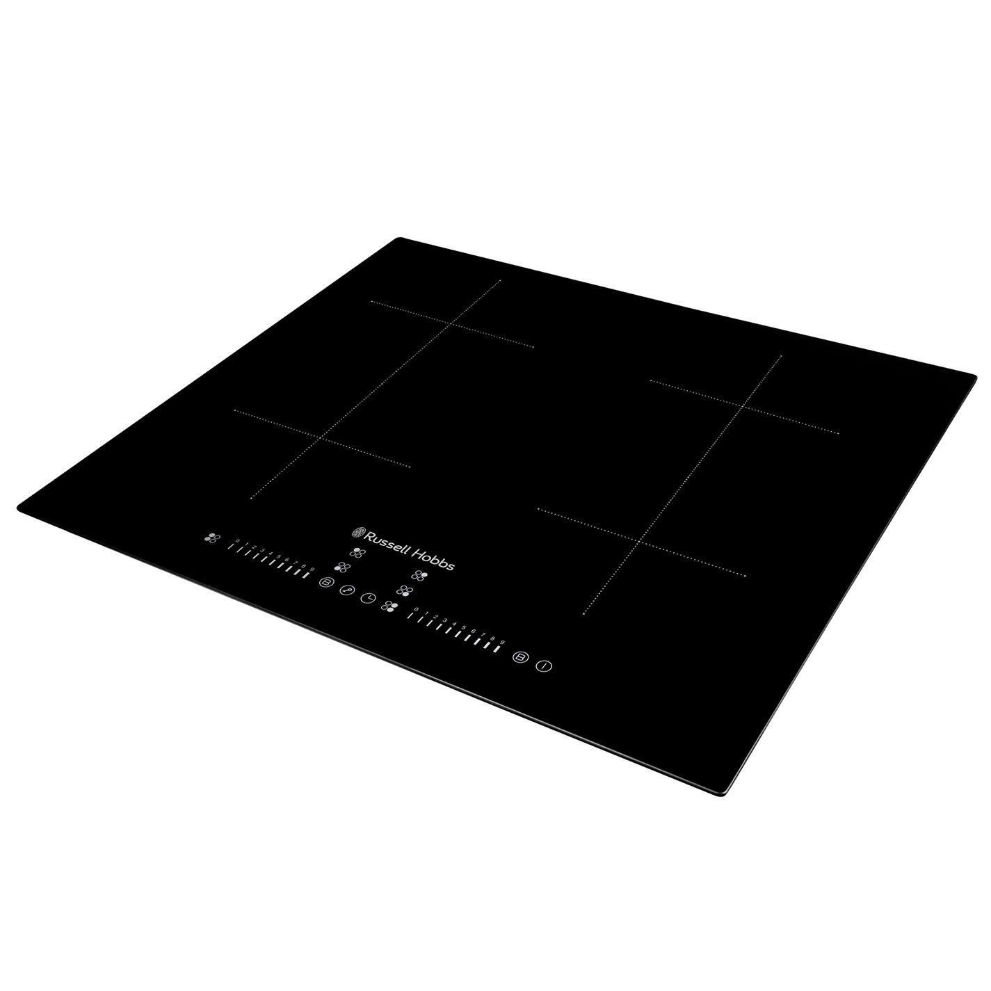 Black - Russell Hobbs - RH60IH2B413B 60cm Induction Hob Black - 1
