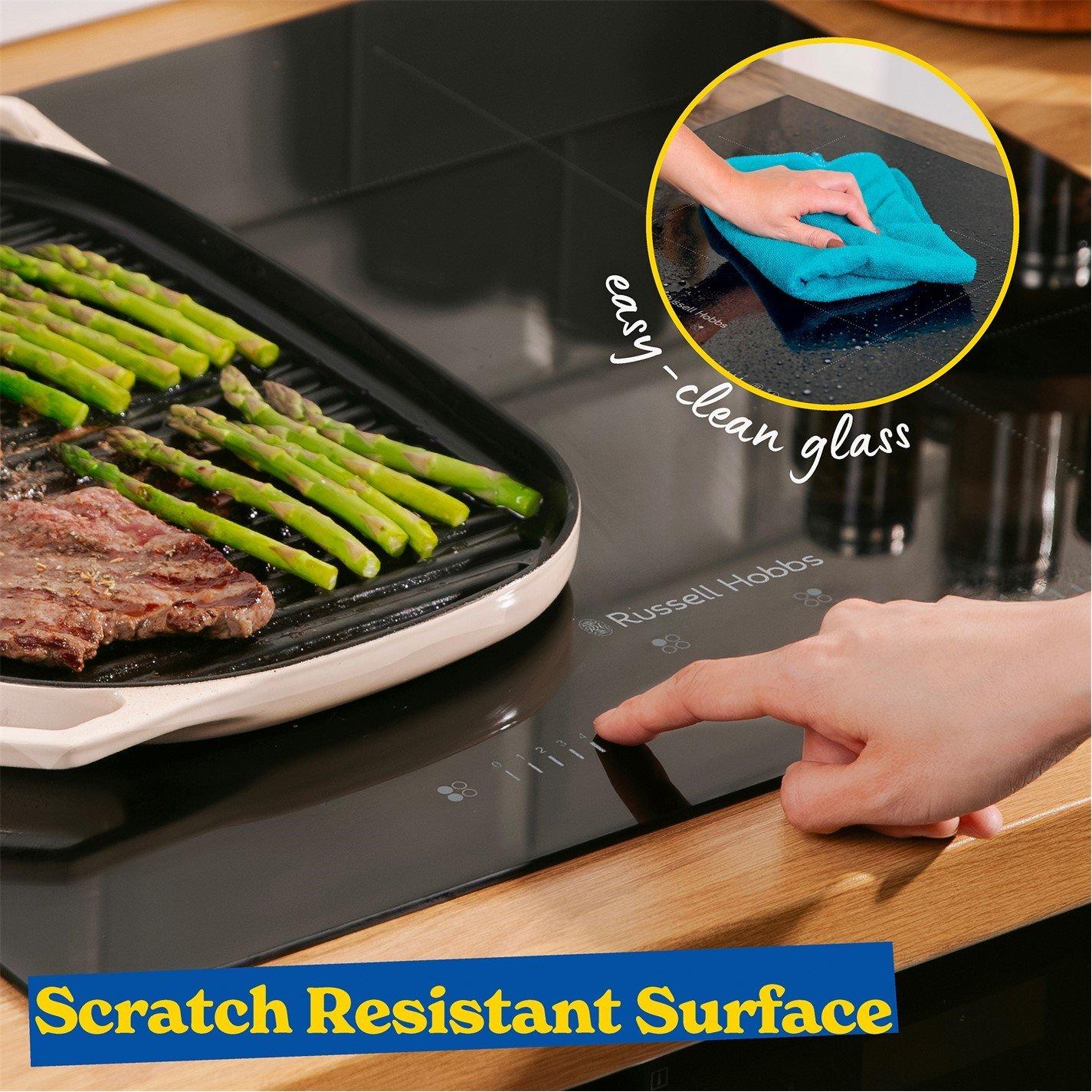 Black - Russell Hobbs - RH60IH2B413B 60cm Induction Hob Black - 8