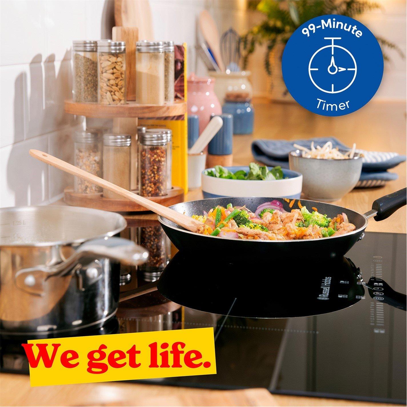 Black - Russell Hobbs - RH60IH2B413B 60cm Induction Hob Black - 9