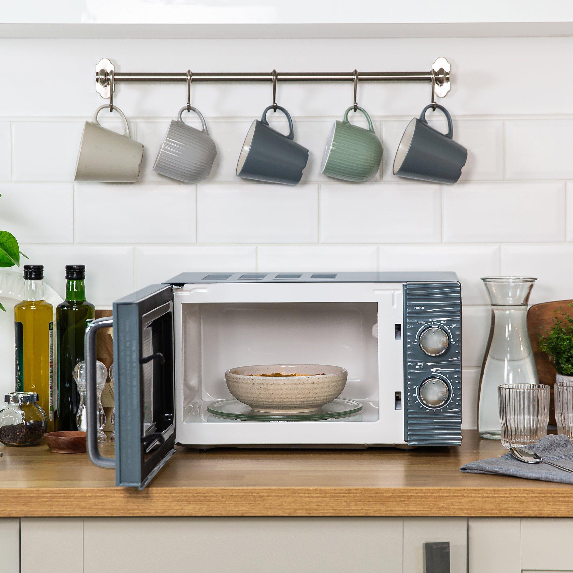 Grey - Russell Hobbs - RHM1731G 17L Manual Microwave - 7