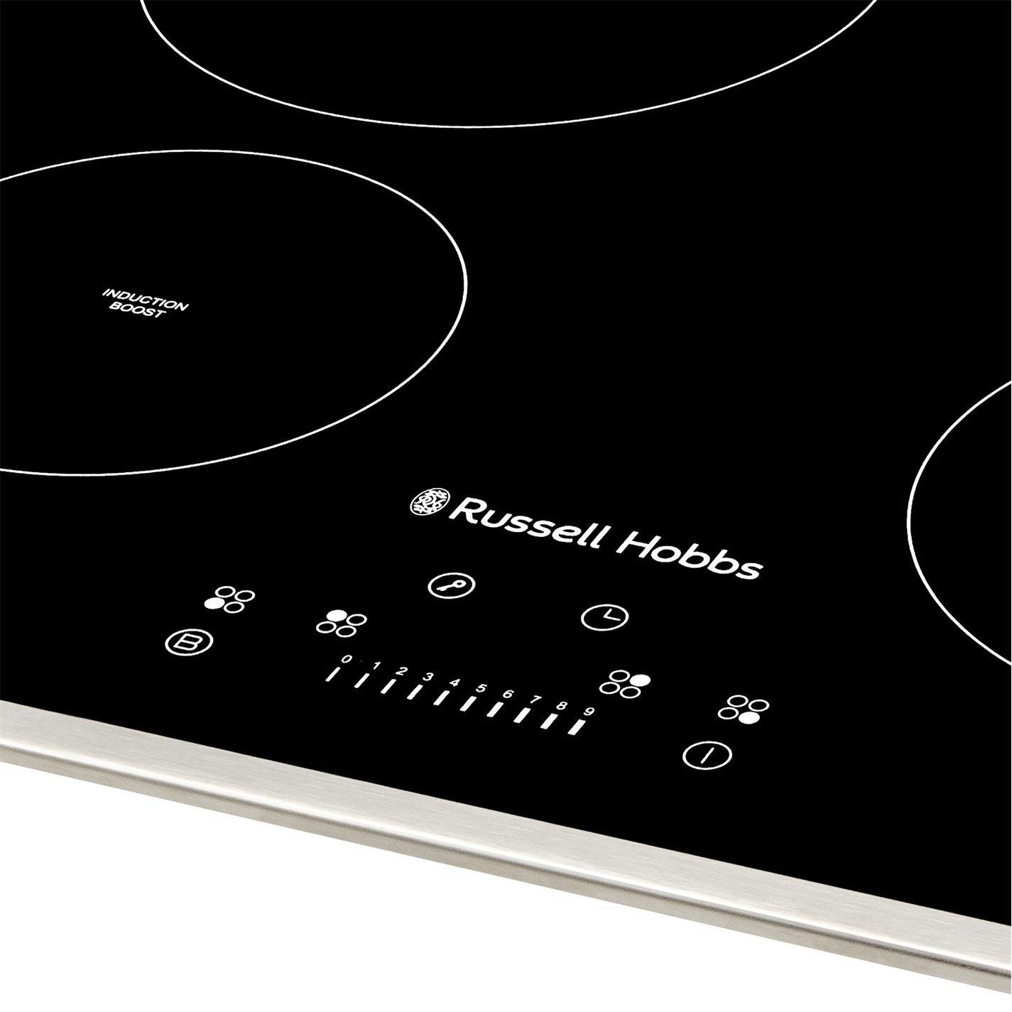 Black - Russell Hobbs - RH60IH413B 59cm 4 Zone Induction Hob in Black - 13