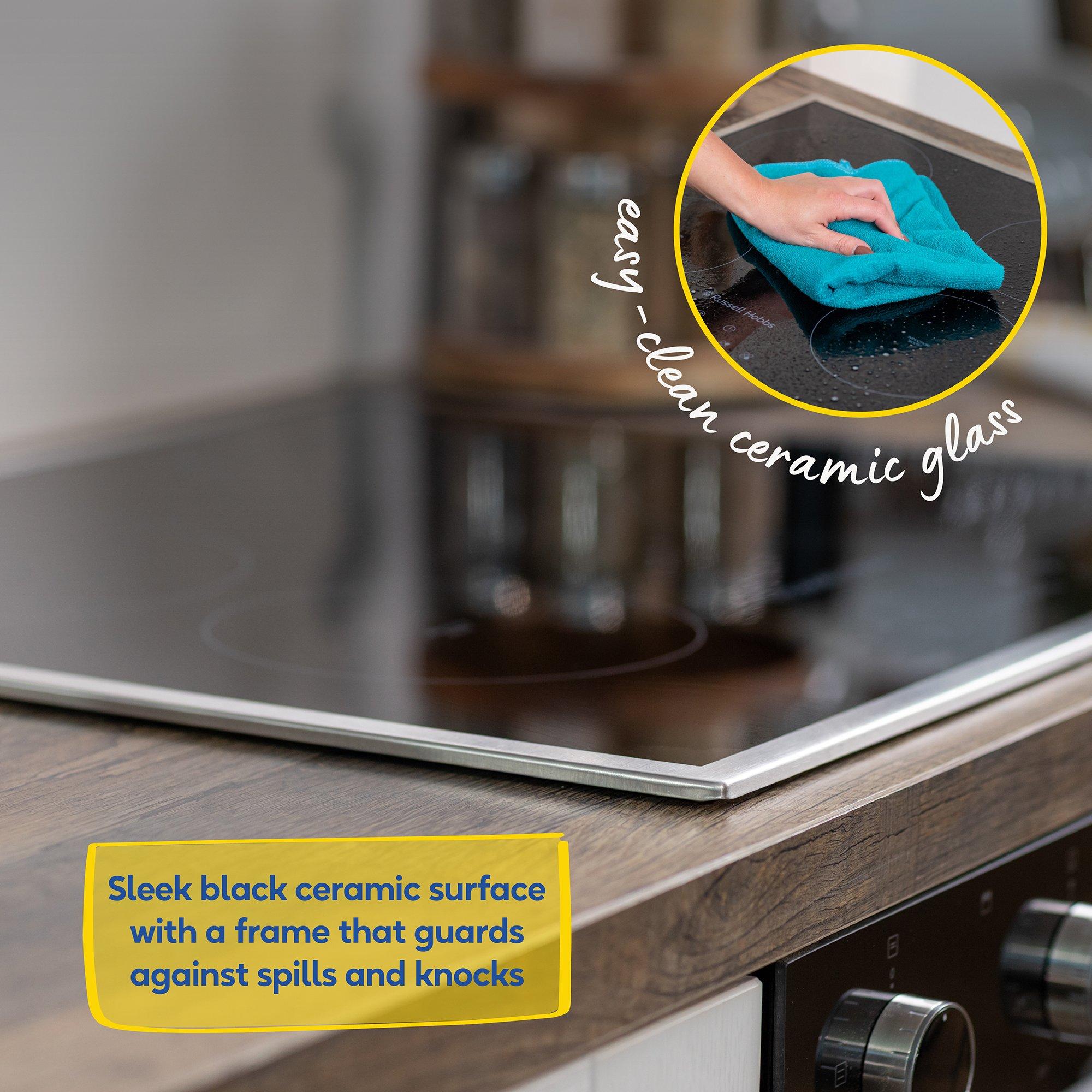 Black - Russell Hobbs - RH60IH413B 59cm 4 Zone Induction Hob in Black - 10