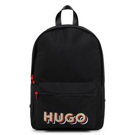 Hugo Logo Back Pack Juniors