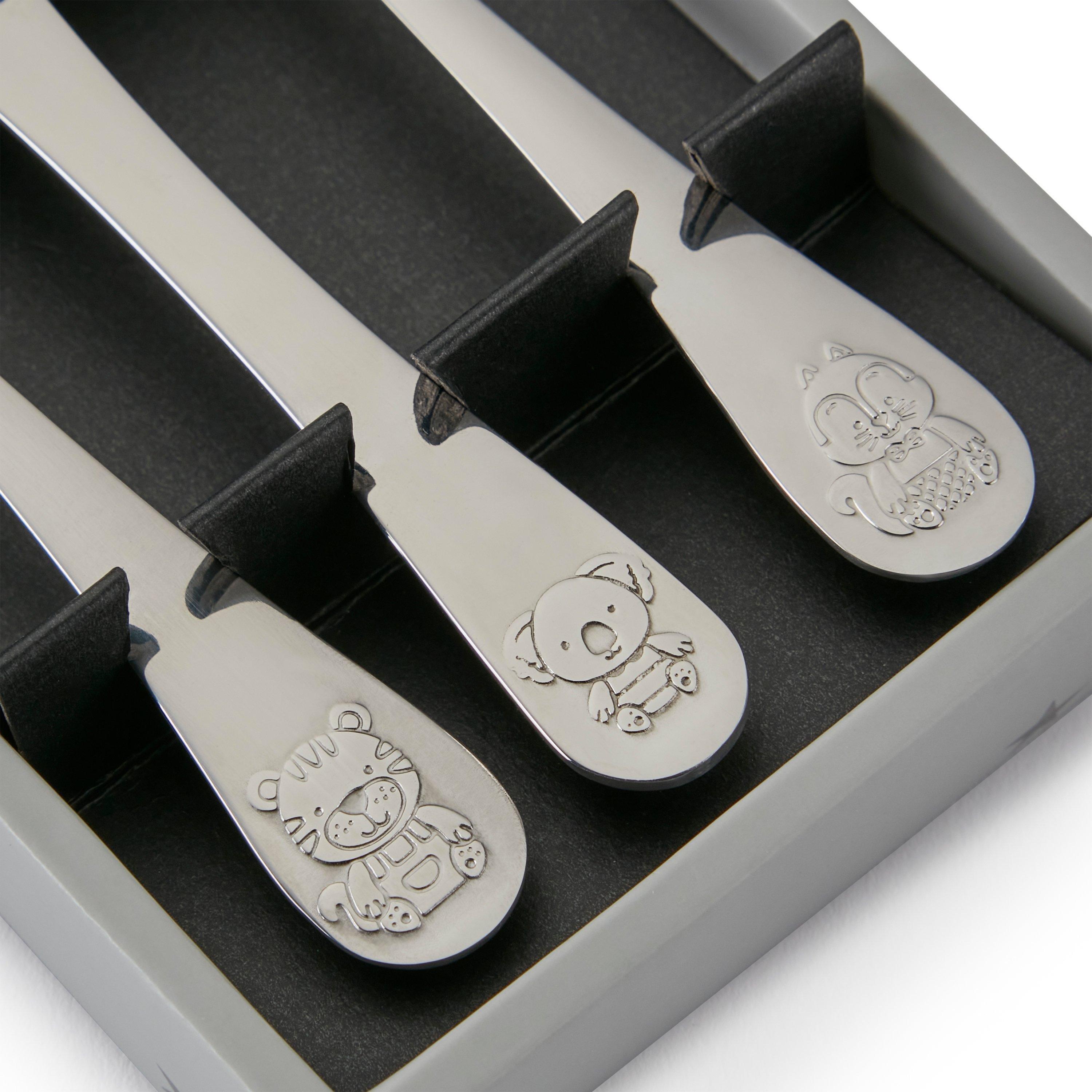 Animal Silver - Linea - Animal Cutlery Set - 4