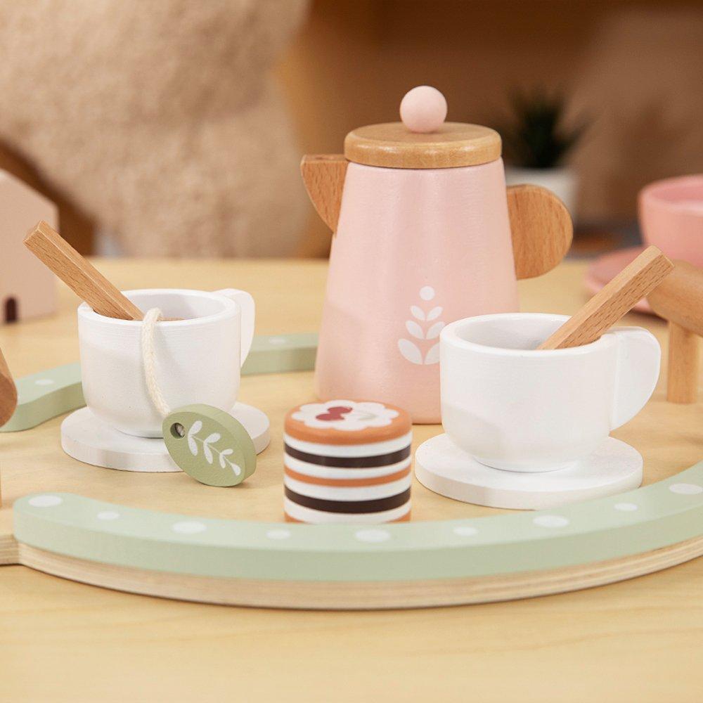 Multi - Tooky Toy - Wooden Tea Set - 4