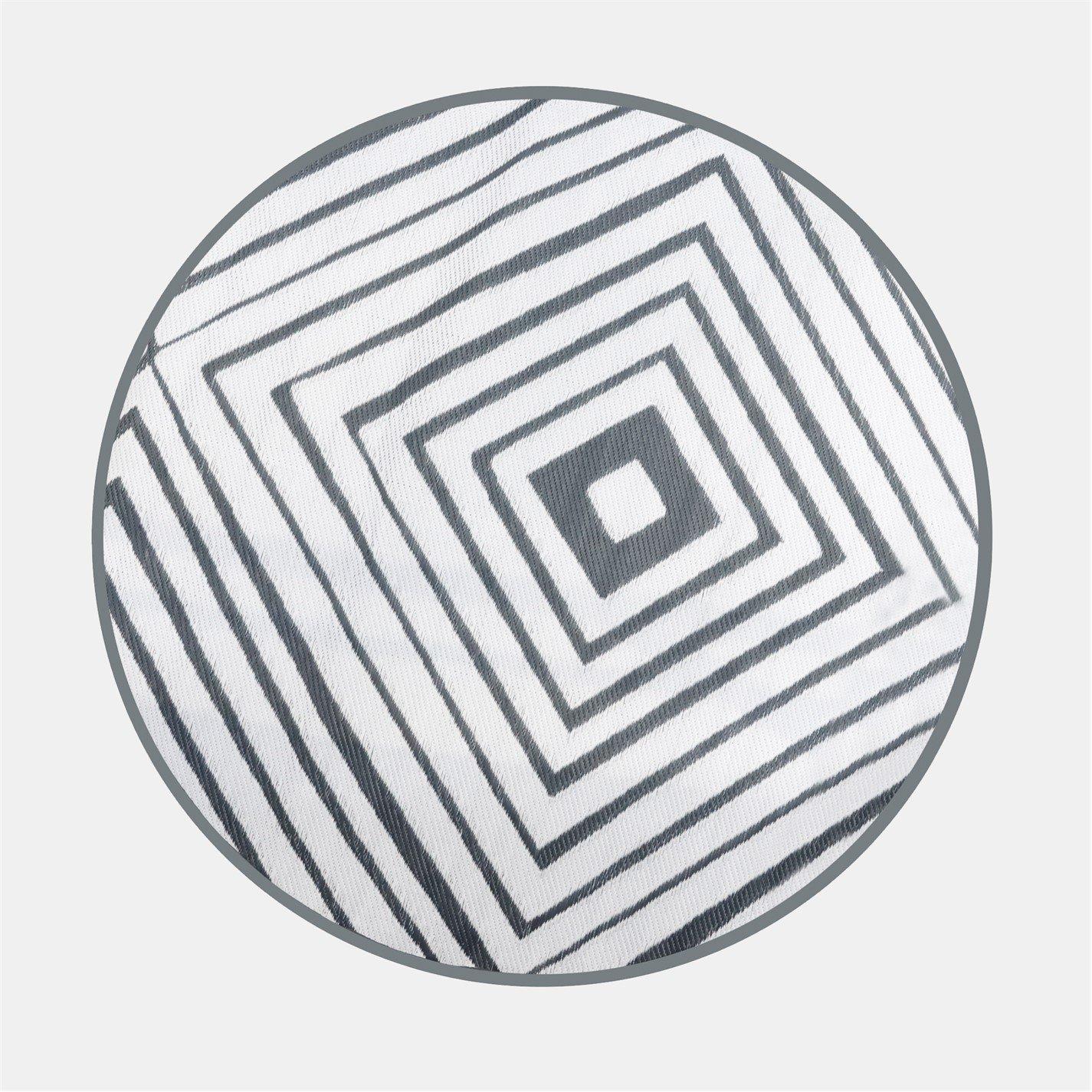 Aztec Diamond - Streetwize - Outdoor Rug - Round Aztec Diamond Pattern - 3