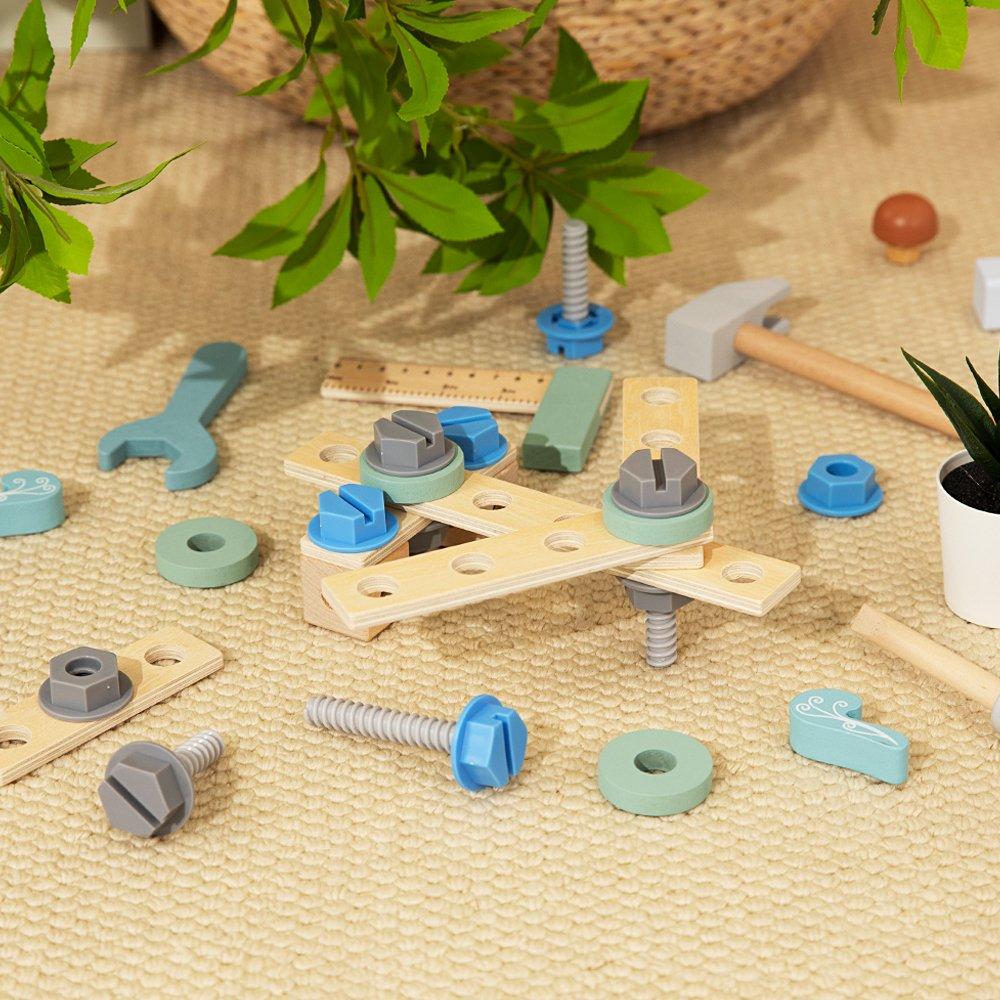 Multi - Tooky Toy - Wooden Tool Bench - 4