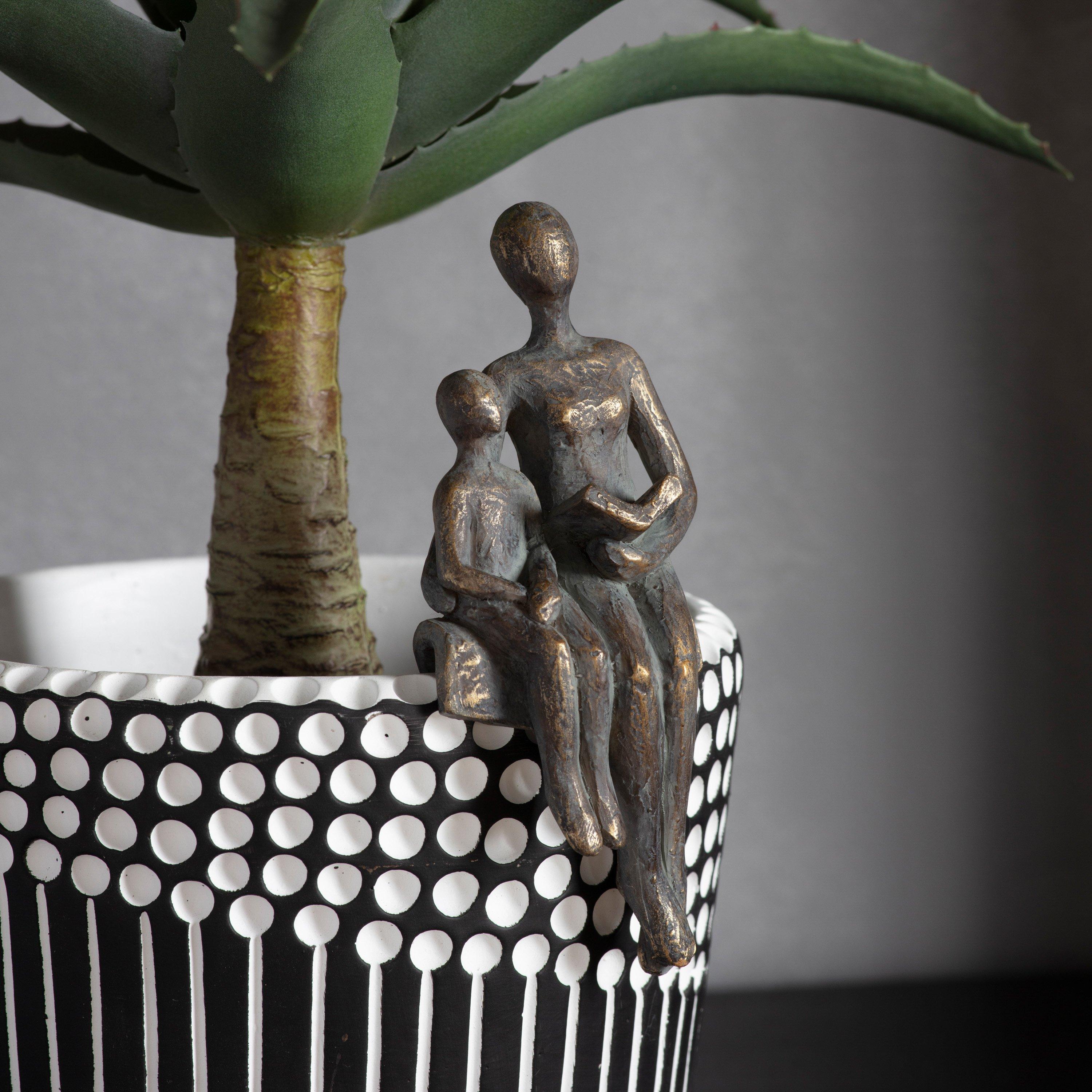 Bronze - Gallery - & Child Bronze Pot Hanger Ornaments and Sculptures - 2