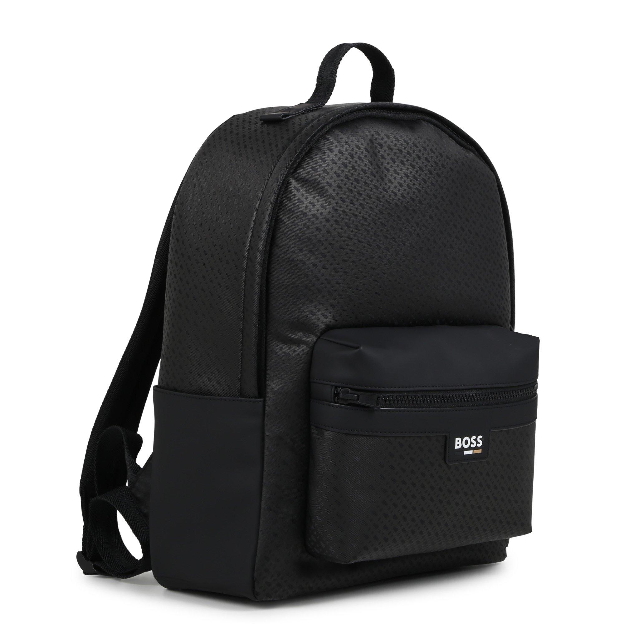 Black 09B - Boss - Kids Logo Backpack - 3