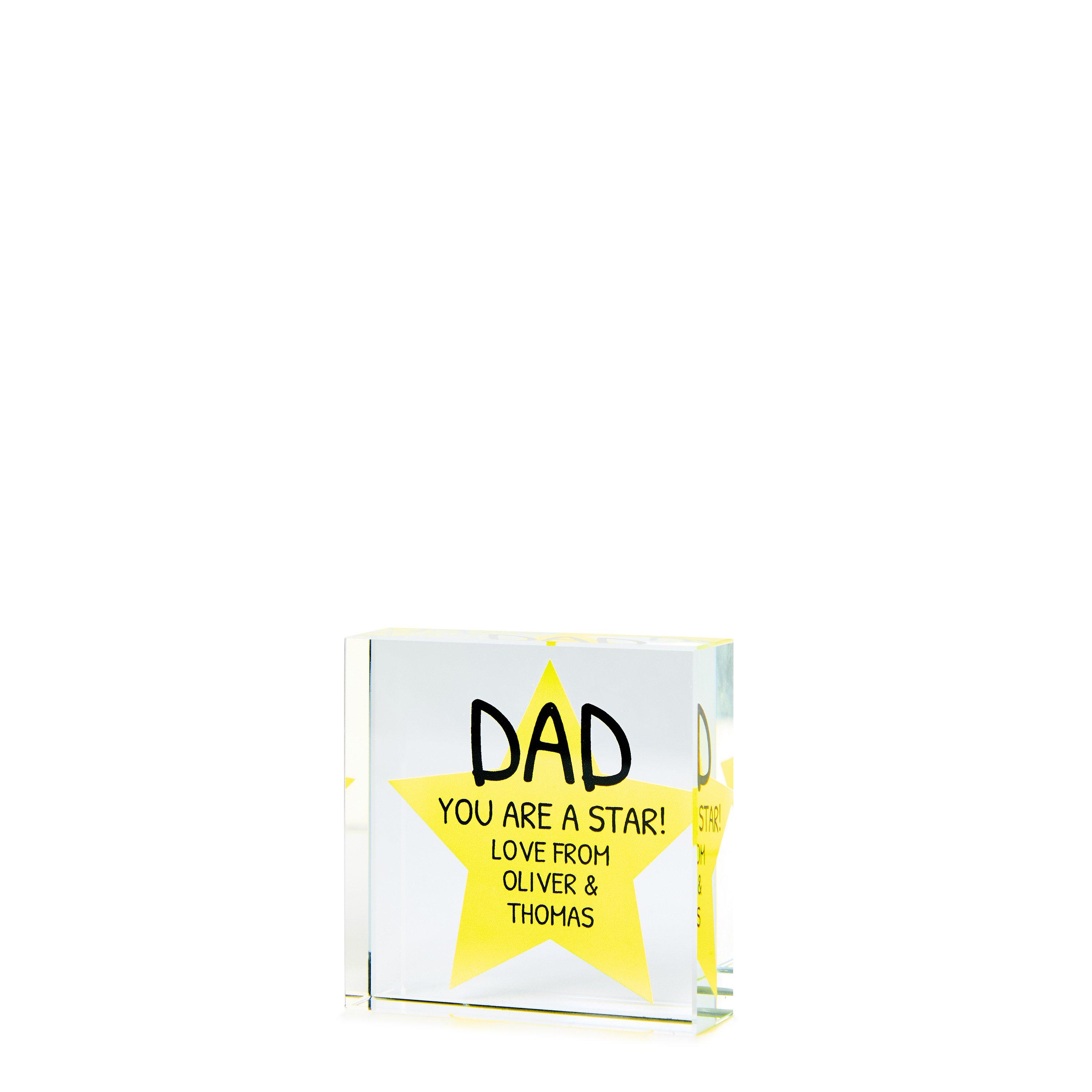 Dad Star - Star - Tabletop Sign - 2