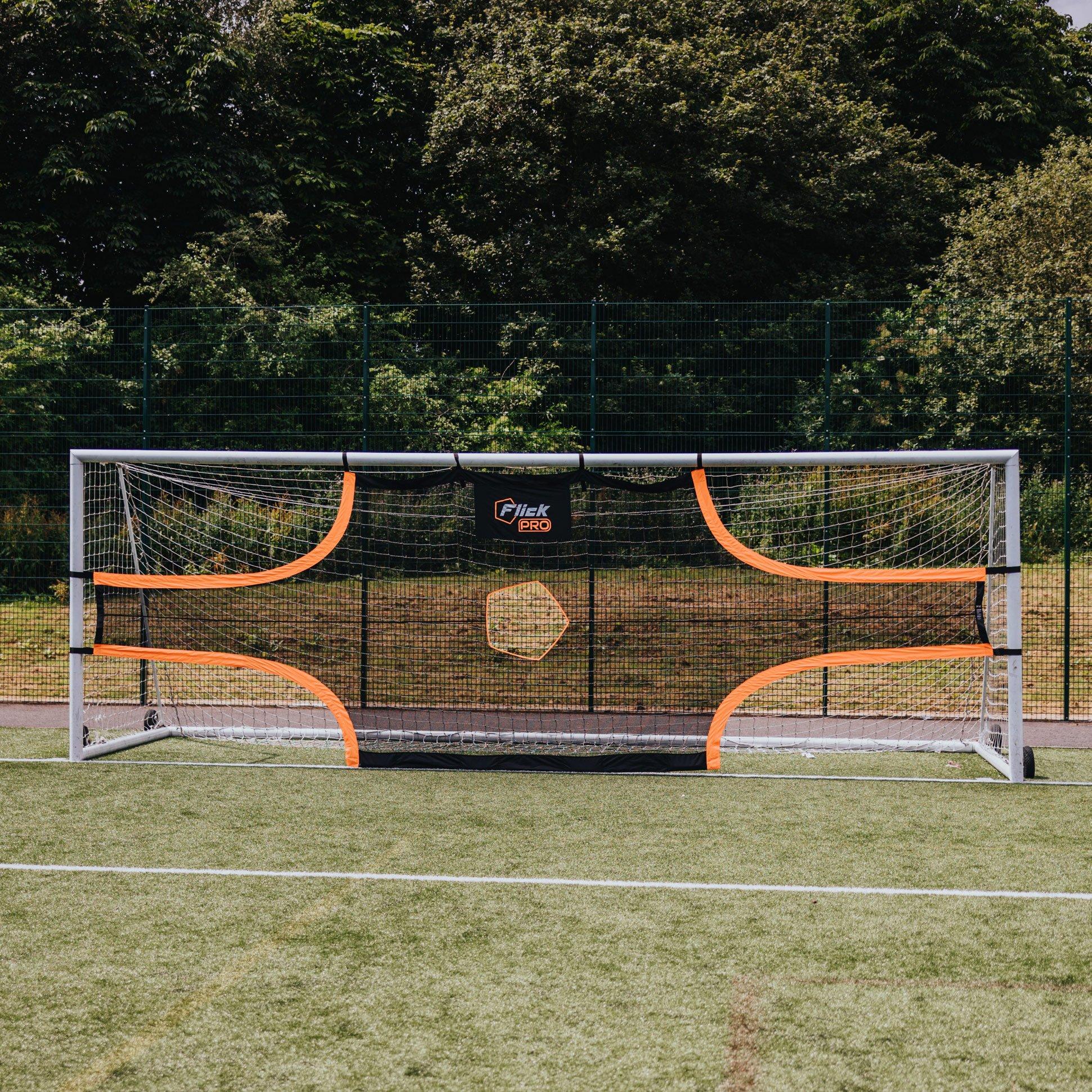 Black & Orange - Football Flick - PRO Target Sheet 24 x 8 - 1