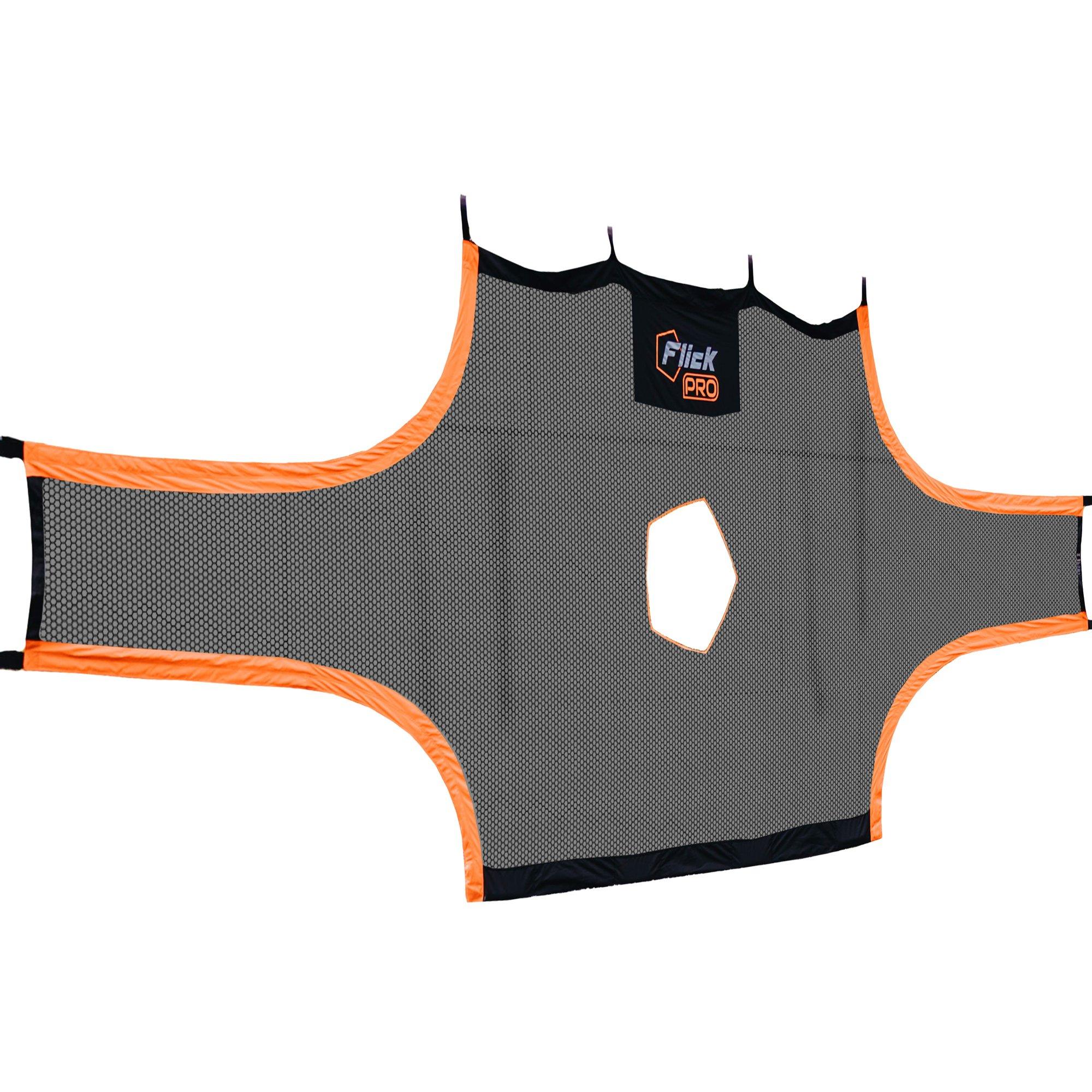 Black & Orange - Football Flick - PRO Target Sheet 24 x 8 - 2