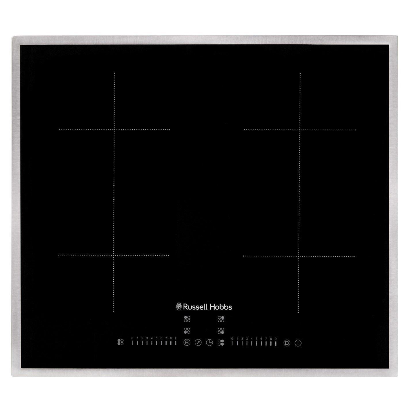 Black - Russell Hobbs - RH60IH2B414B 60cm Induction Hob Black - 1