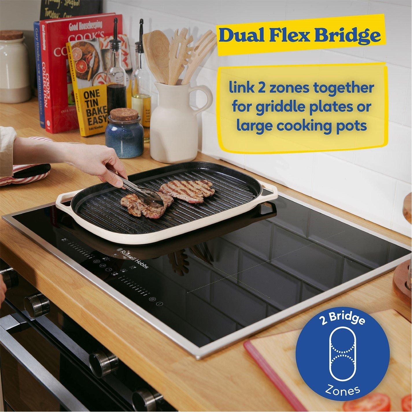 Black - Russell Hobbs - RH60IH2B414B 60cm Induction Hob Black - 4