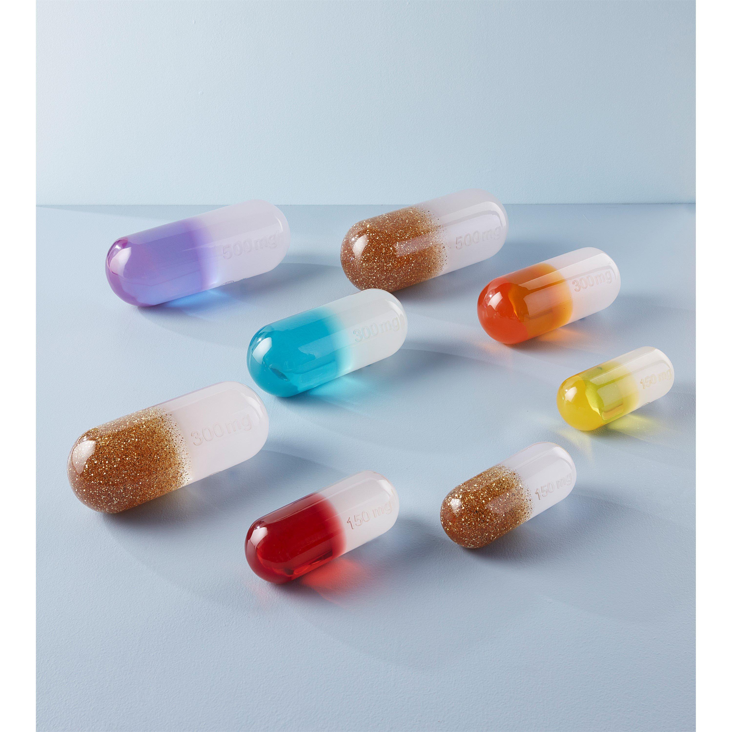 Green - Jonathan Adler - Large Acrylic Pill Ornament - 2