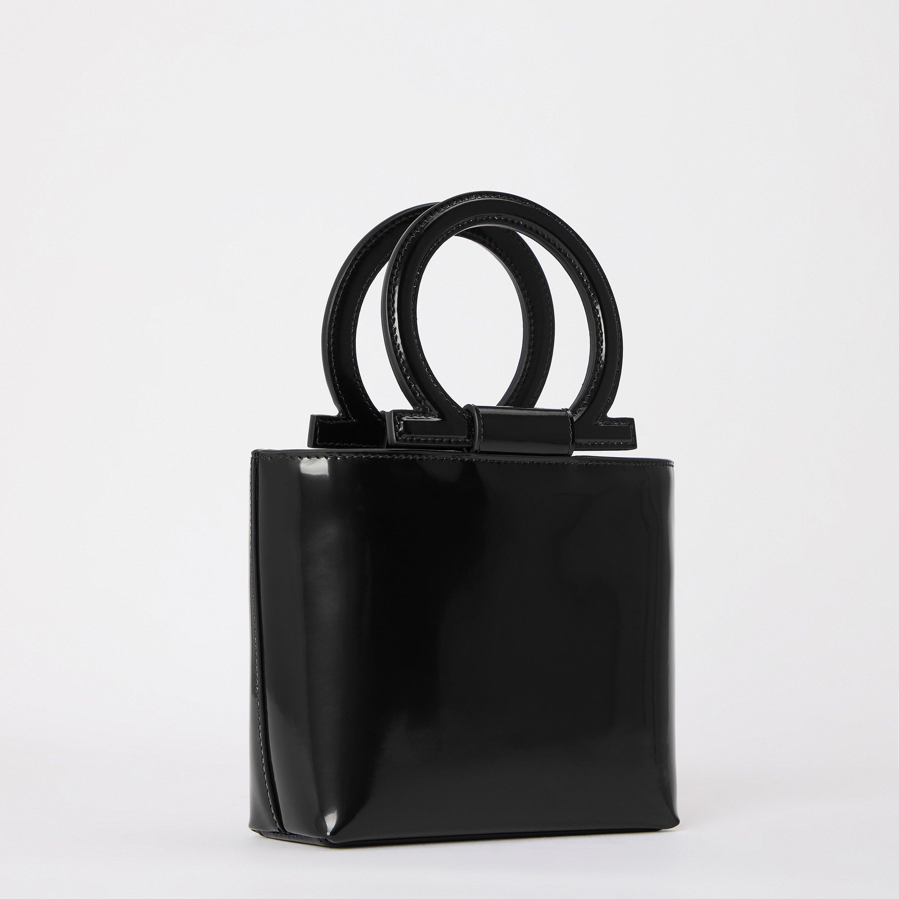 Nero - Ferragamo - Women's Top Handle Bag - 2