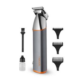 Carmen Mens Titan Shaver with LED Titanium and Orange