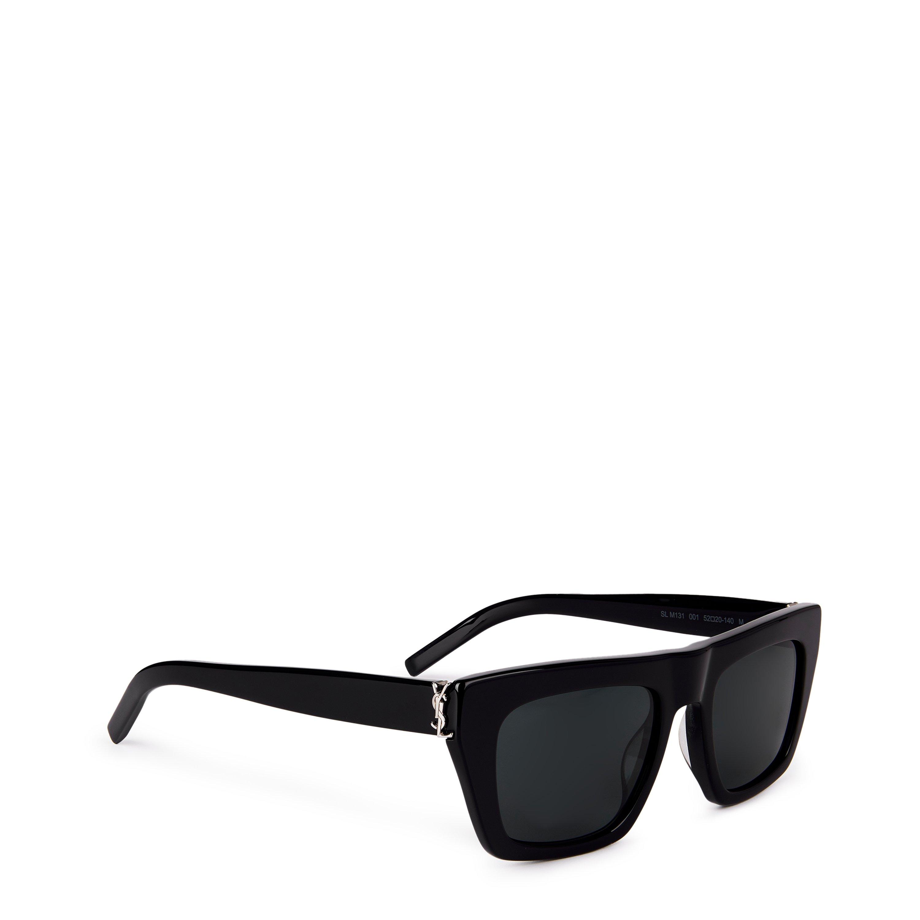 Black/Black - Saint Laurent - Women's Wayfarer Sunglasses - 1