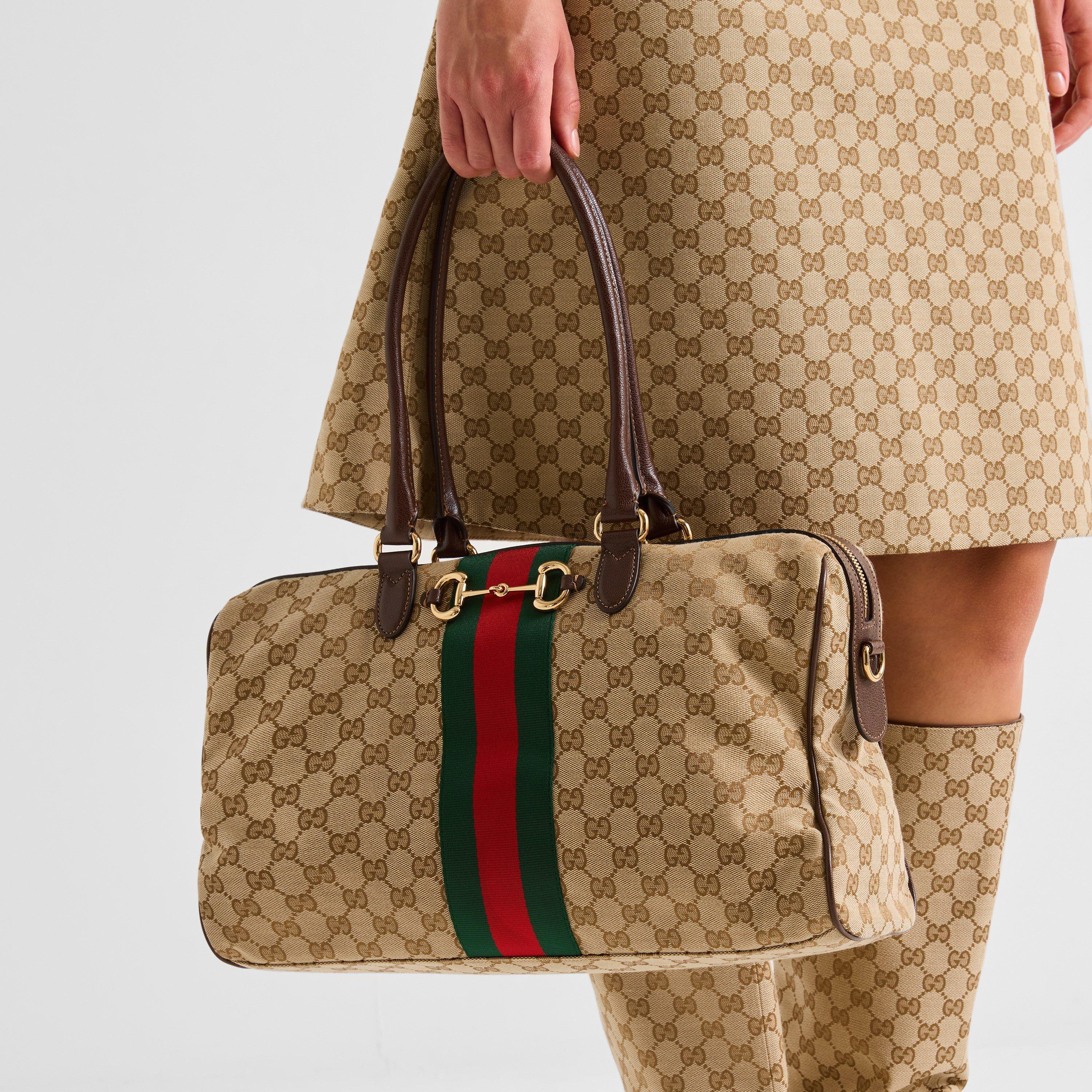 Vintage Sand - Gucci - Large Boston Bag - 3