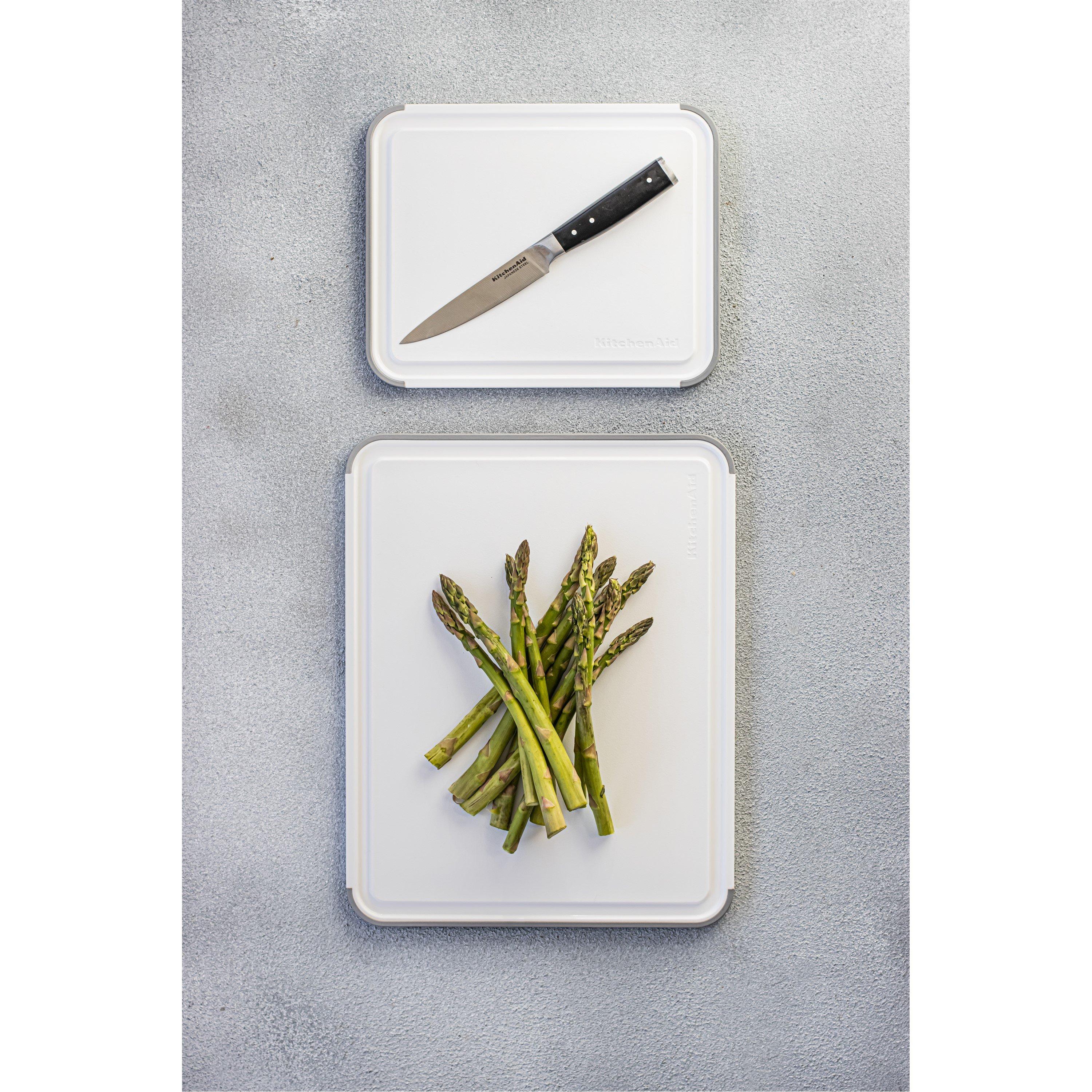 White - KitchenAid - Classic 2pc Chopping Board - 5