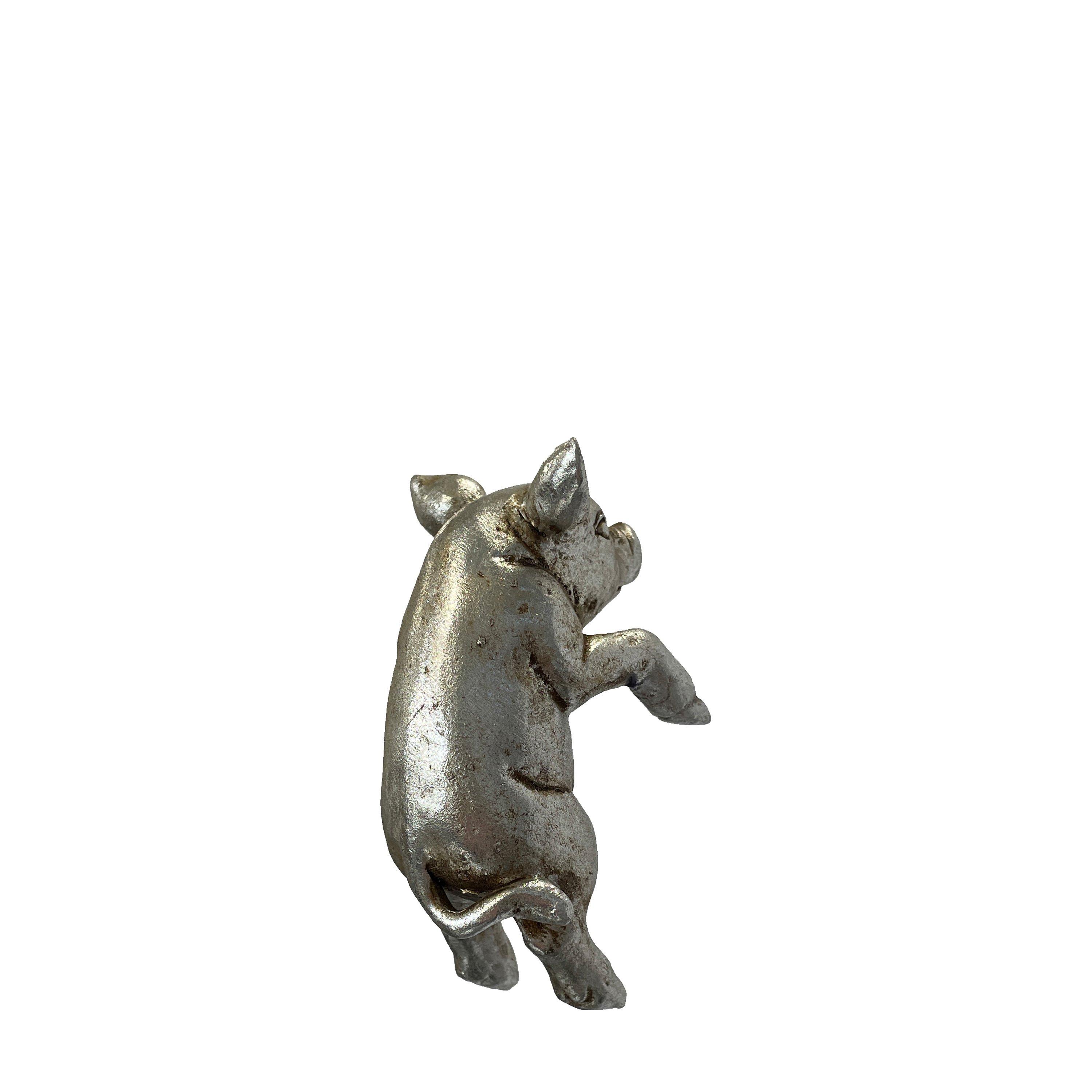 Silver - Gallery - Peter Piglet Pot Hanger Grey (Pack Of 2) - 5