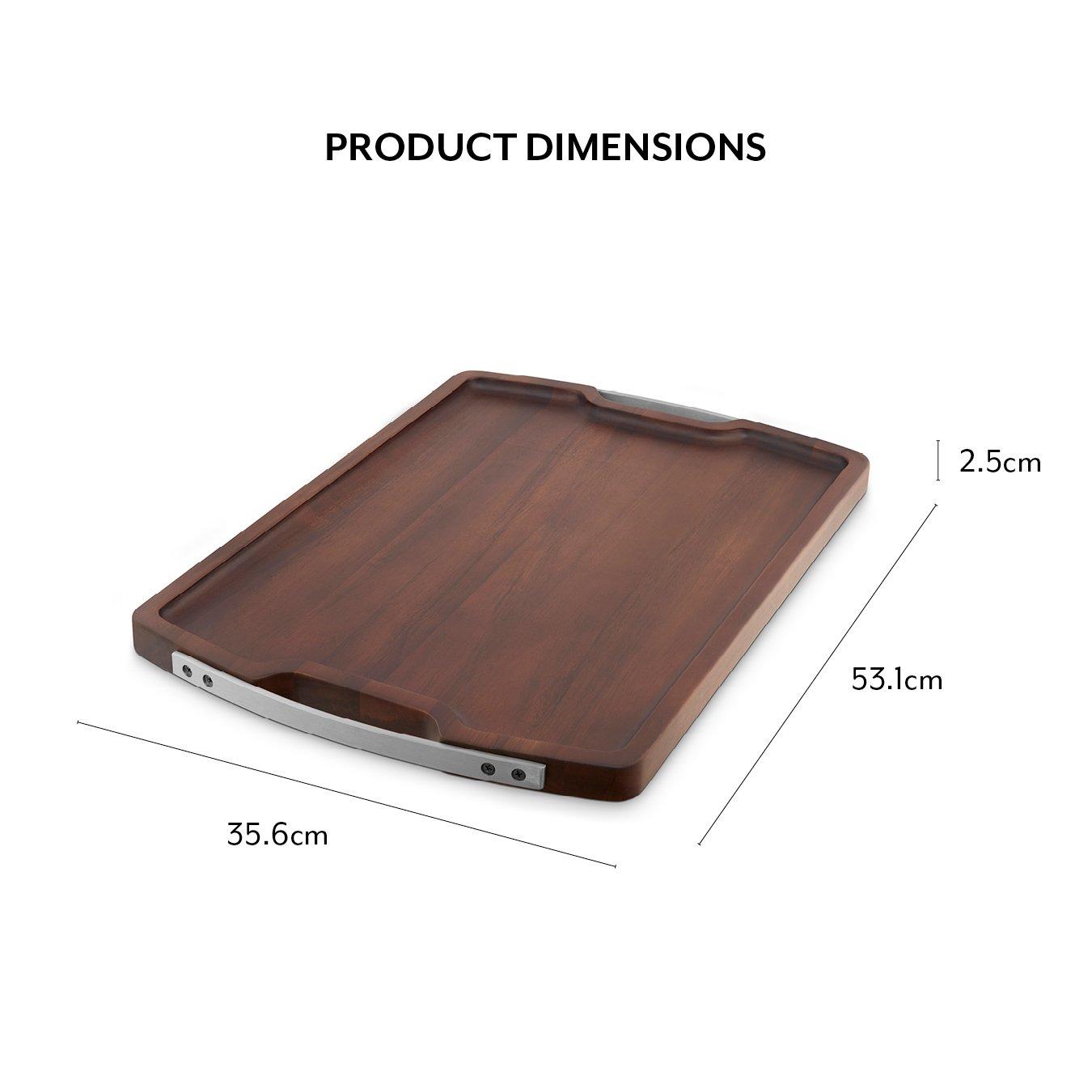 Walnut - SURLATABLE - Core Rectangular Serving Tray - 6