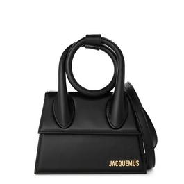 Jacquemus WomenS Logo Leather Le Chiquito Noeud Grab Bag