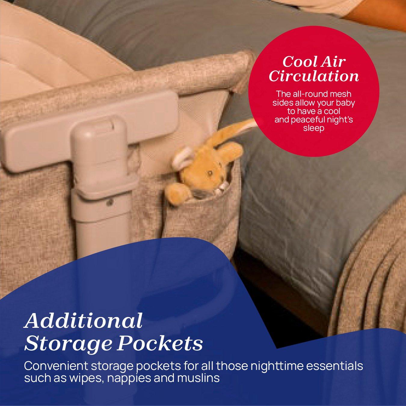 None - Chicco - Next2Me Armonia Bedside Crib - 3