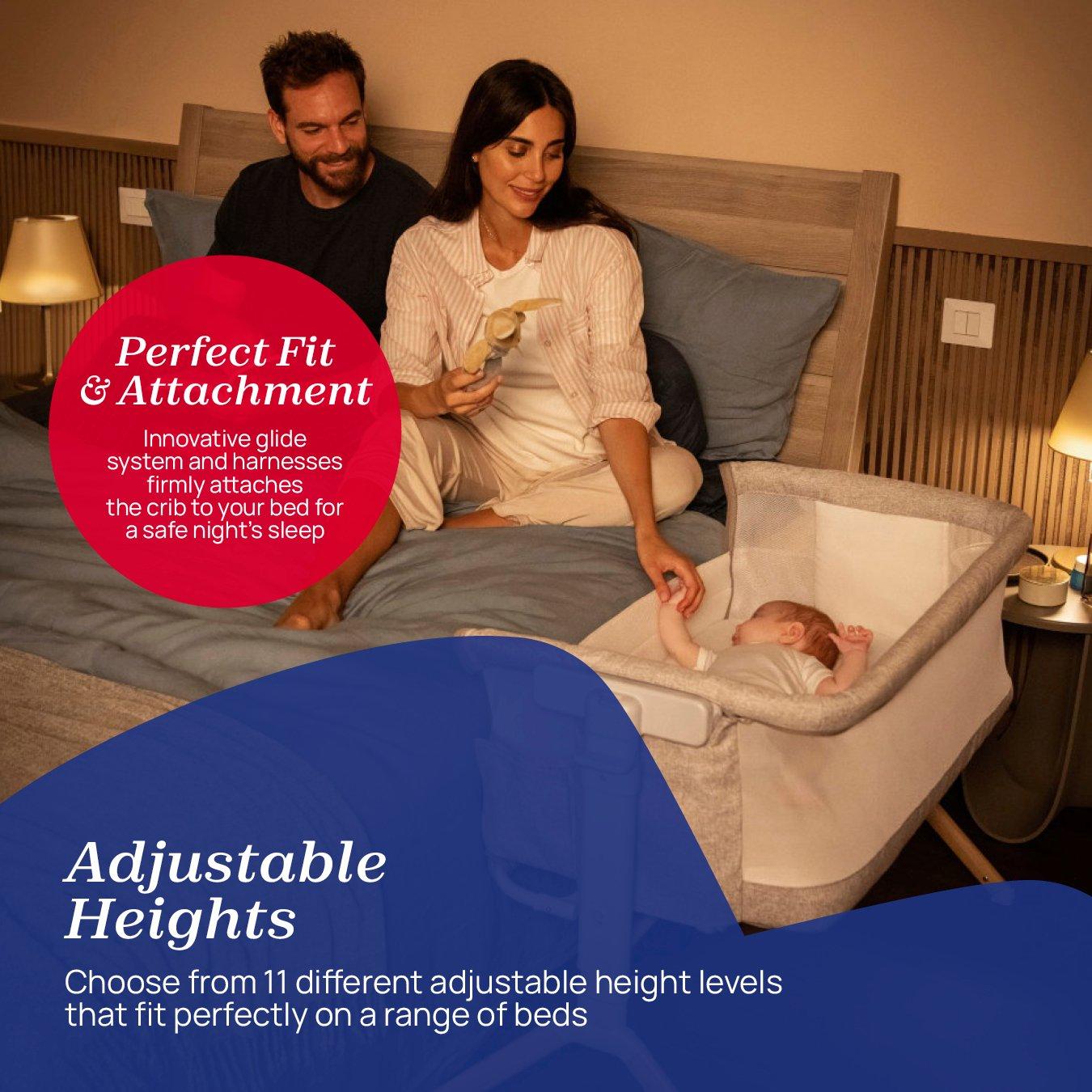 None - Chicco - Next2Me Armonia Bedside Crib - 4