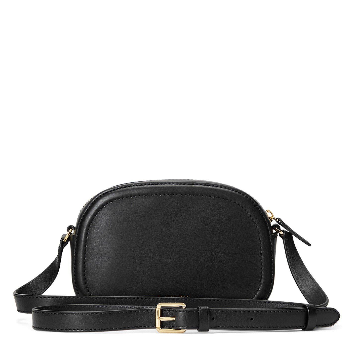 Black - Lauren by Ralph Lauren - Women's Jordynn Crossbody Bag - 4