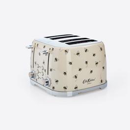 View Quest Cath Kidston 4 Slice Toaster Cream with Bees