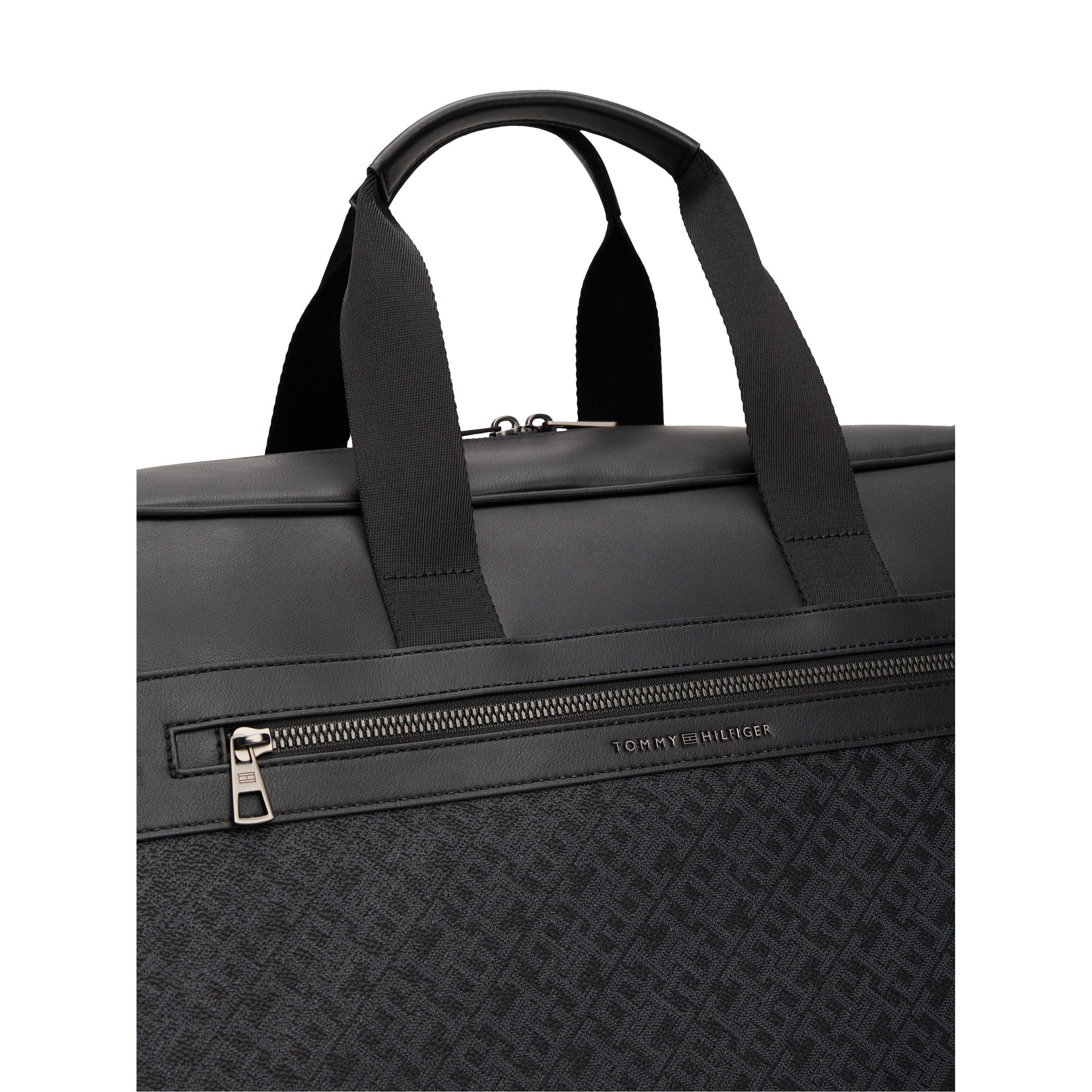 Black - Tommy Hilfiger - TH Monogram Duffle Bag - 4