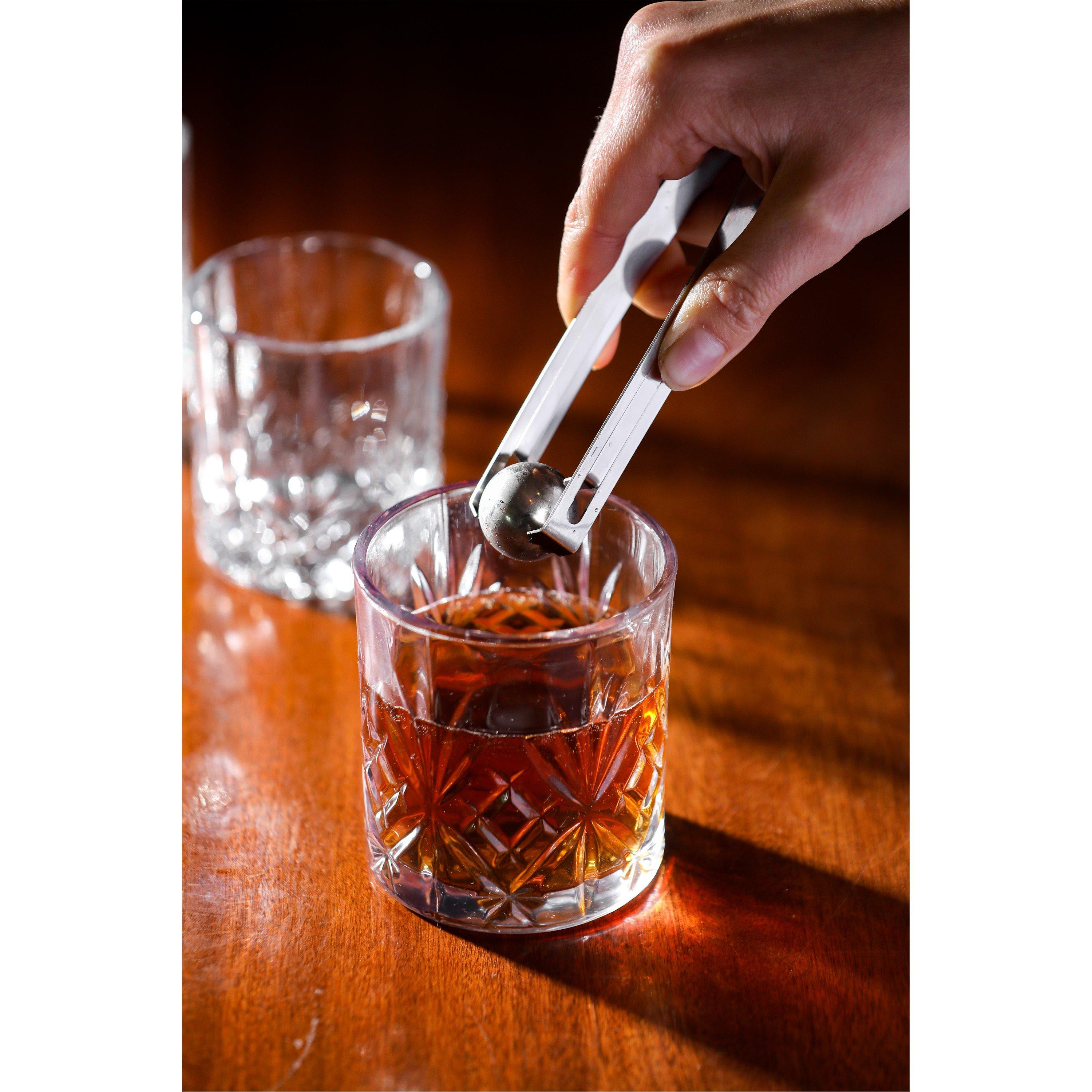 Clear - BarCraft - Whiskey Glass and Stone Set in Gift Box - 6