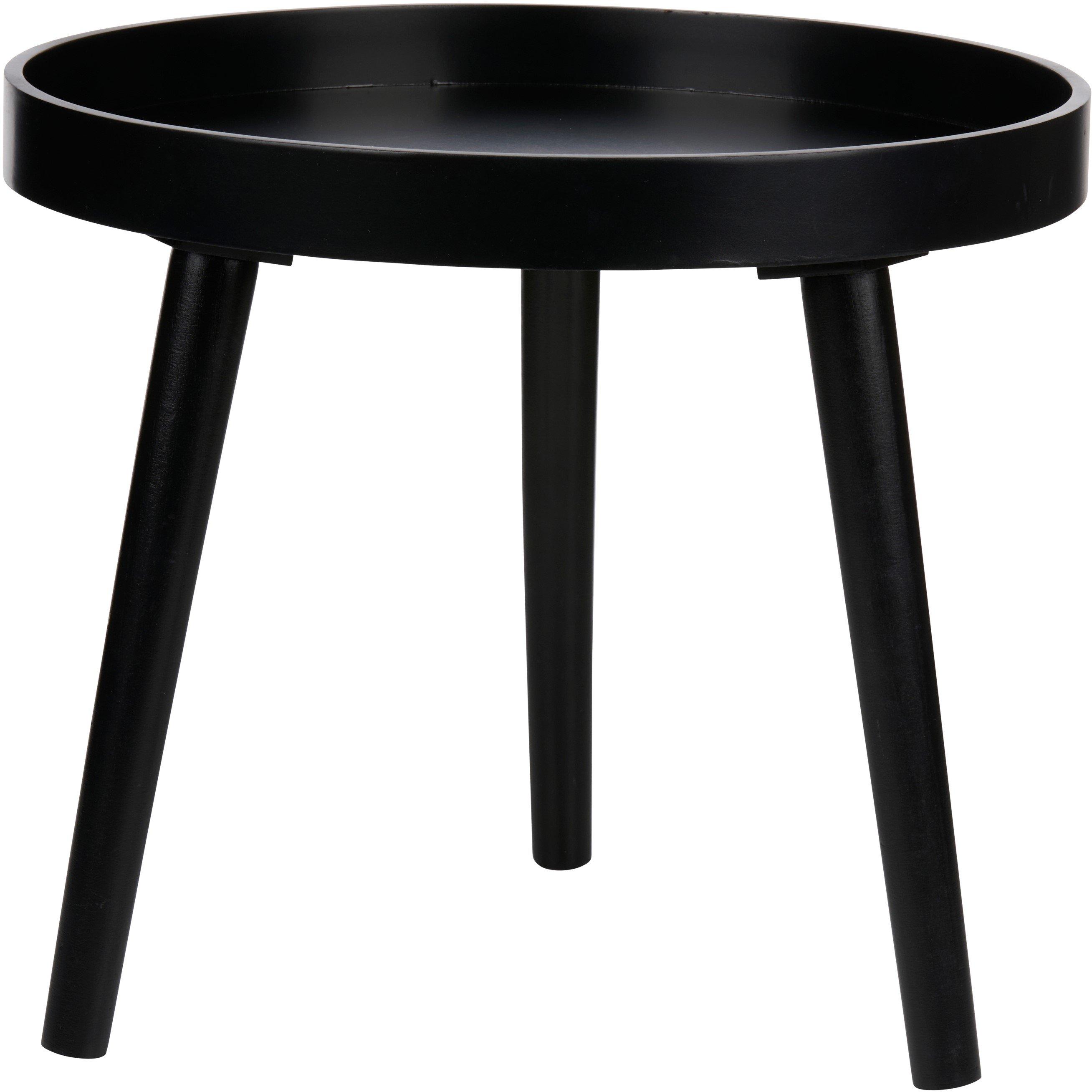 Black - Arti Casa - Round Side Table - 1