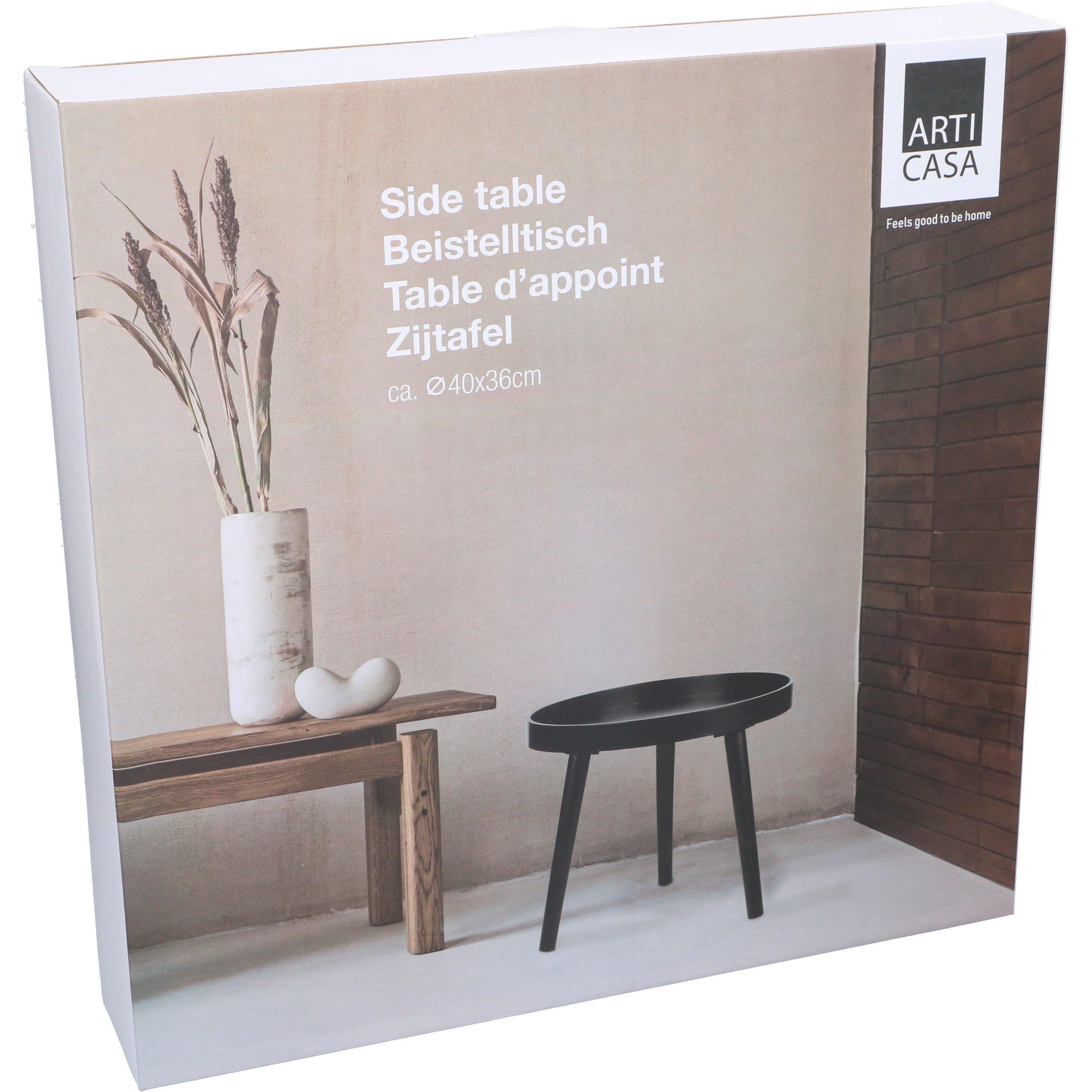 Black - Arti Casa - Round Side Table - 3