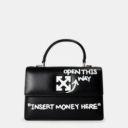 Off White Women's Top Handle Bag, Top Handle Design