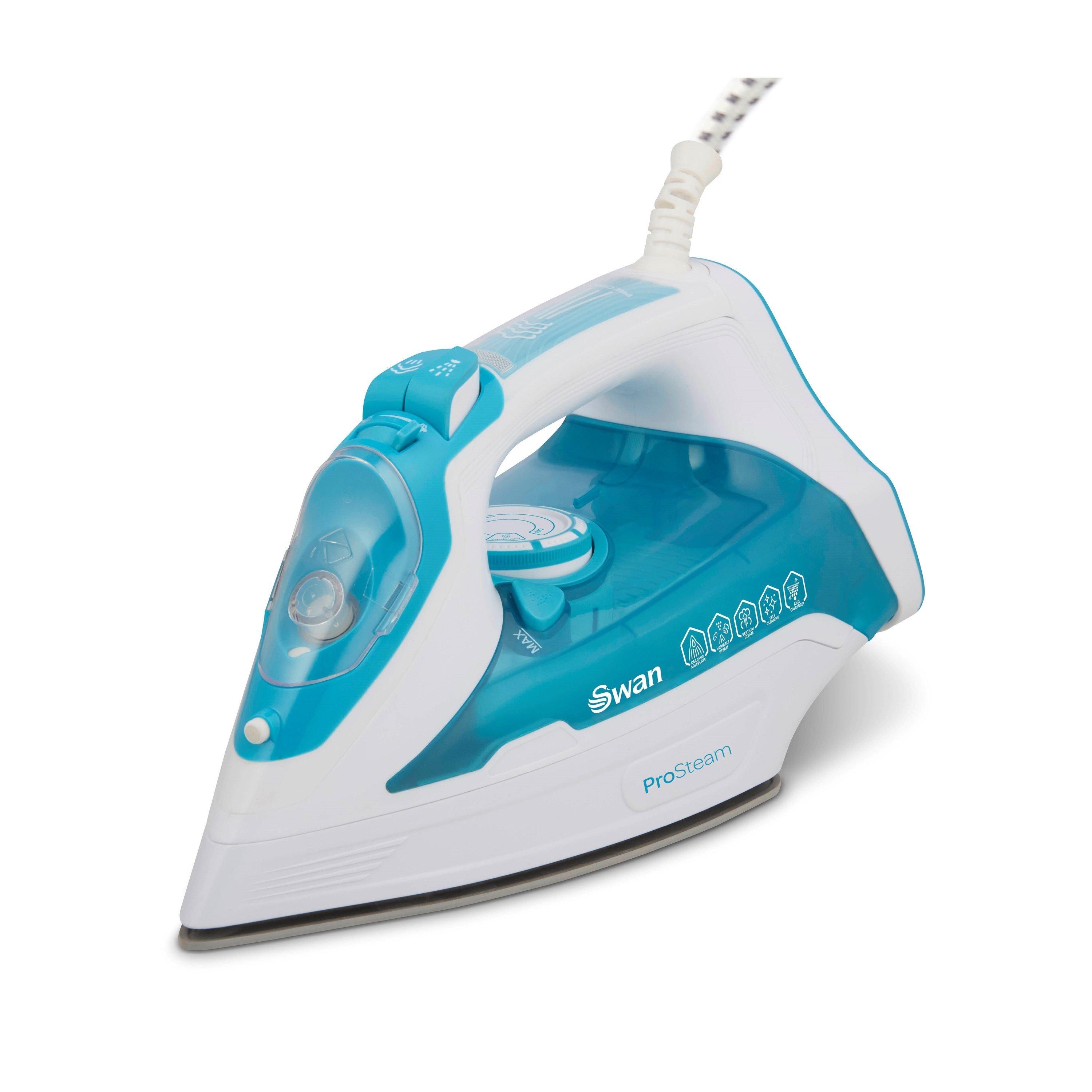 White - Swan - 3000W Steam Iron White Aqua - 1