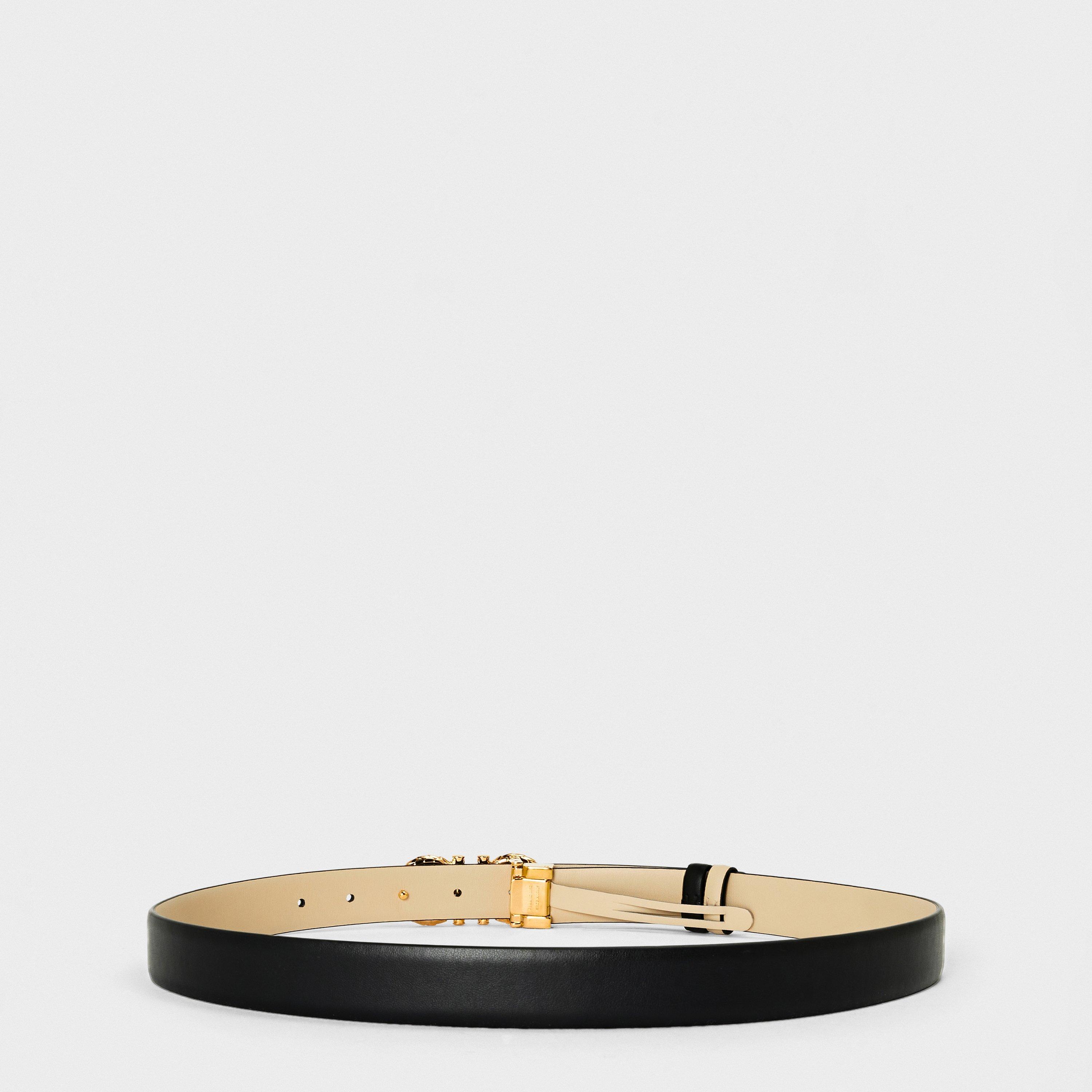 Nero - Ferragamo - Women's Leather Belt - 2