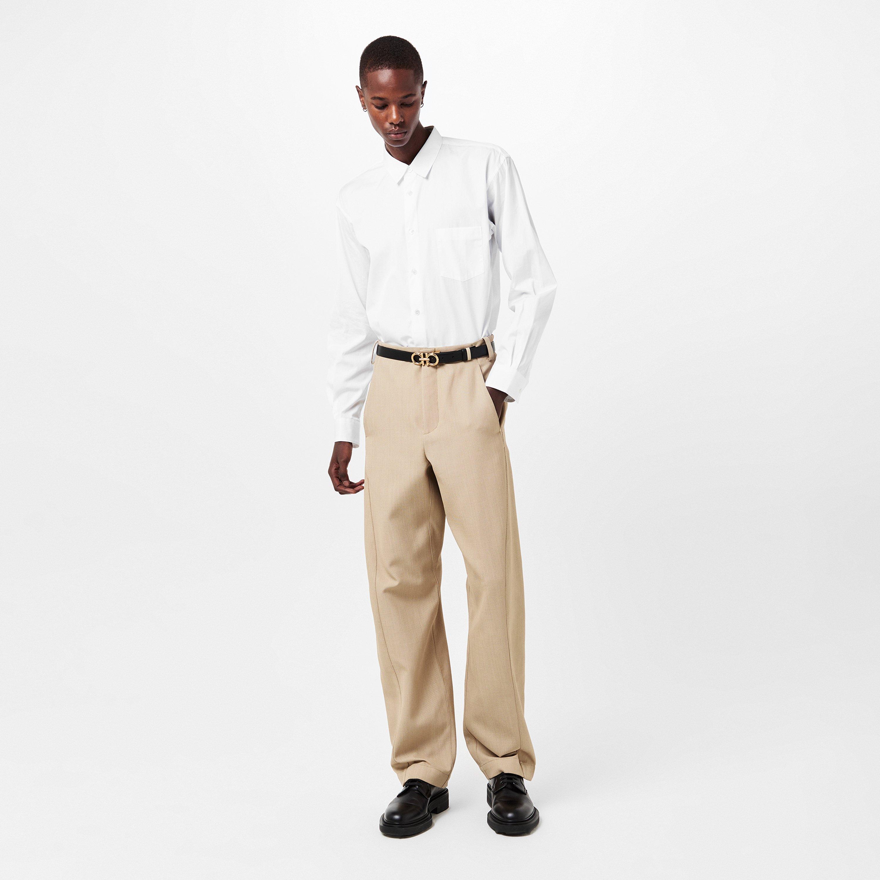 Nero - Ferragamo - Women's Leather Belt - 5