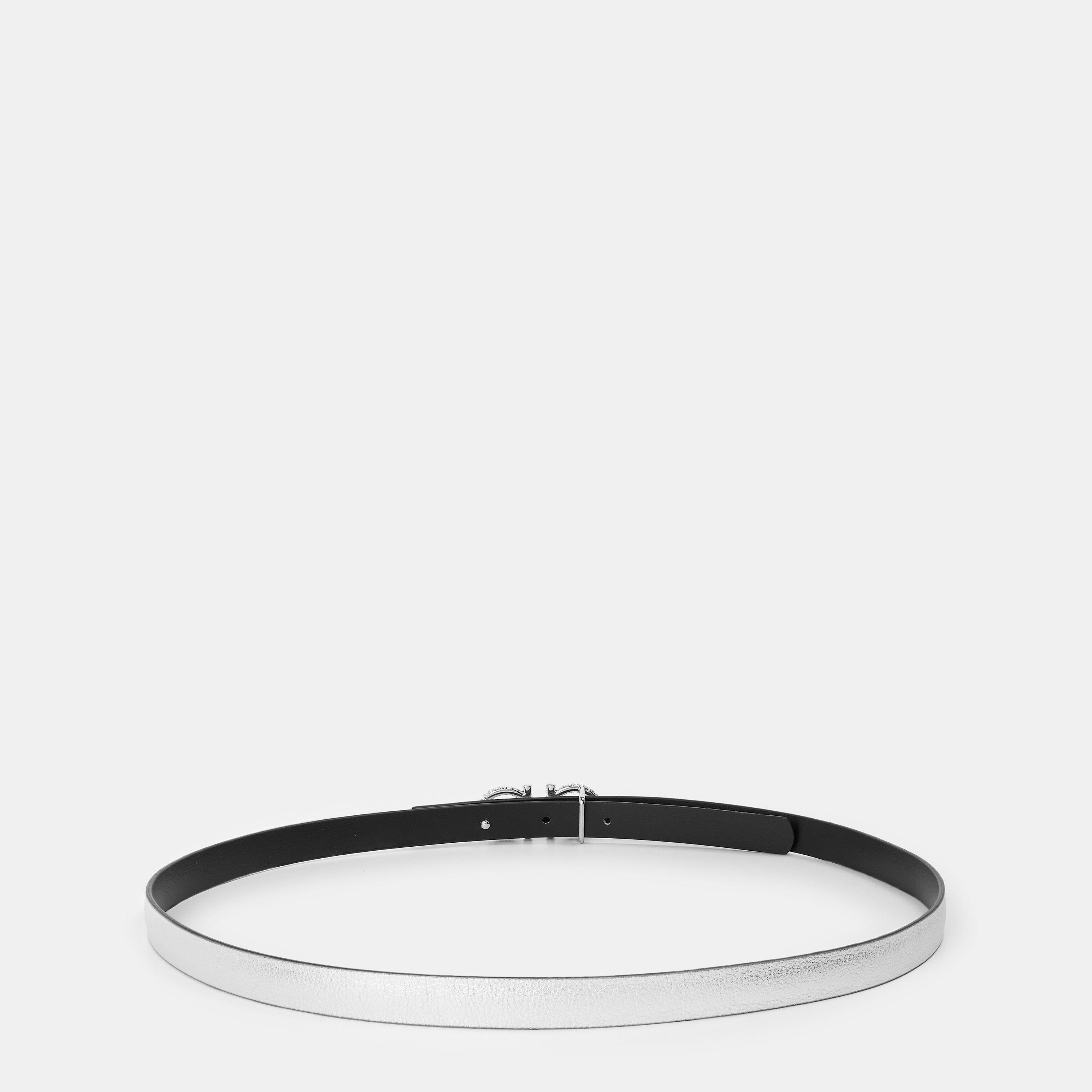 Argento - Ferragamo - Women's Leather Belt - 2