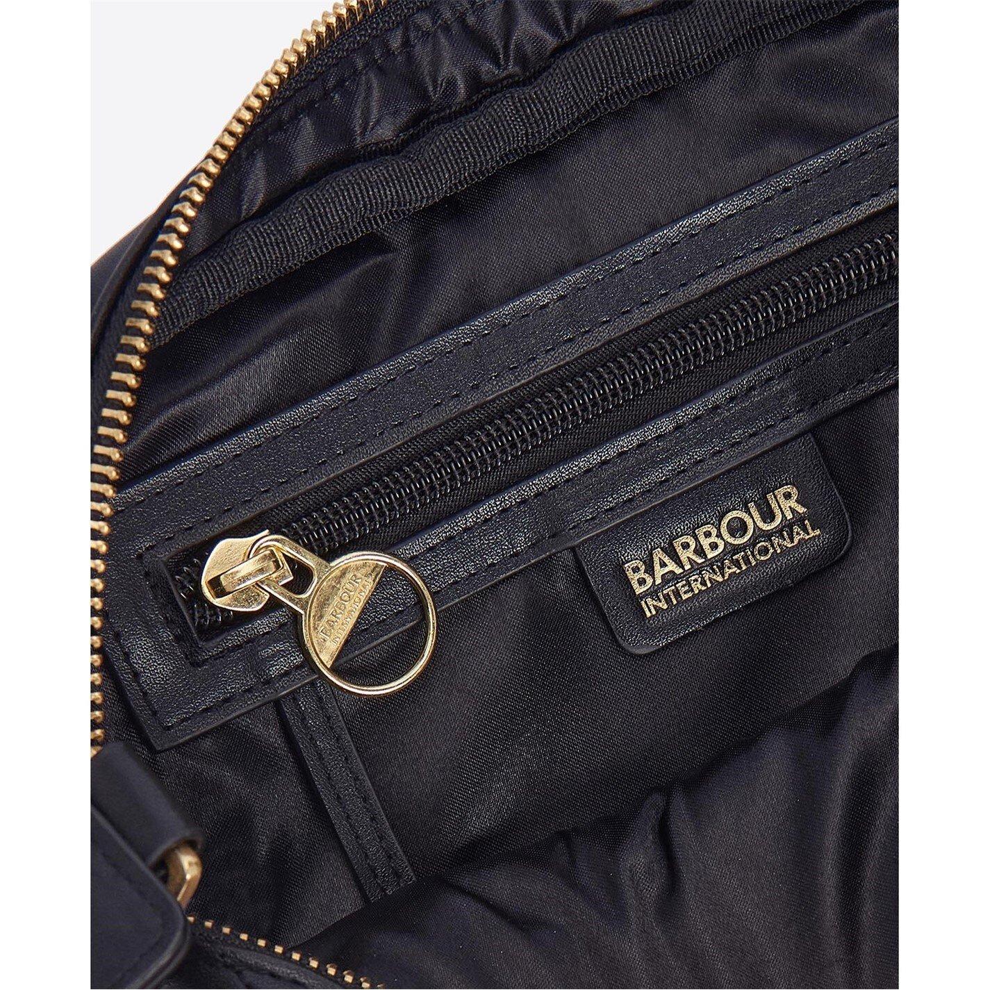 Black - Barbour International - Women's Quilted Sloane Crossbody Bag - 9