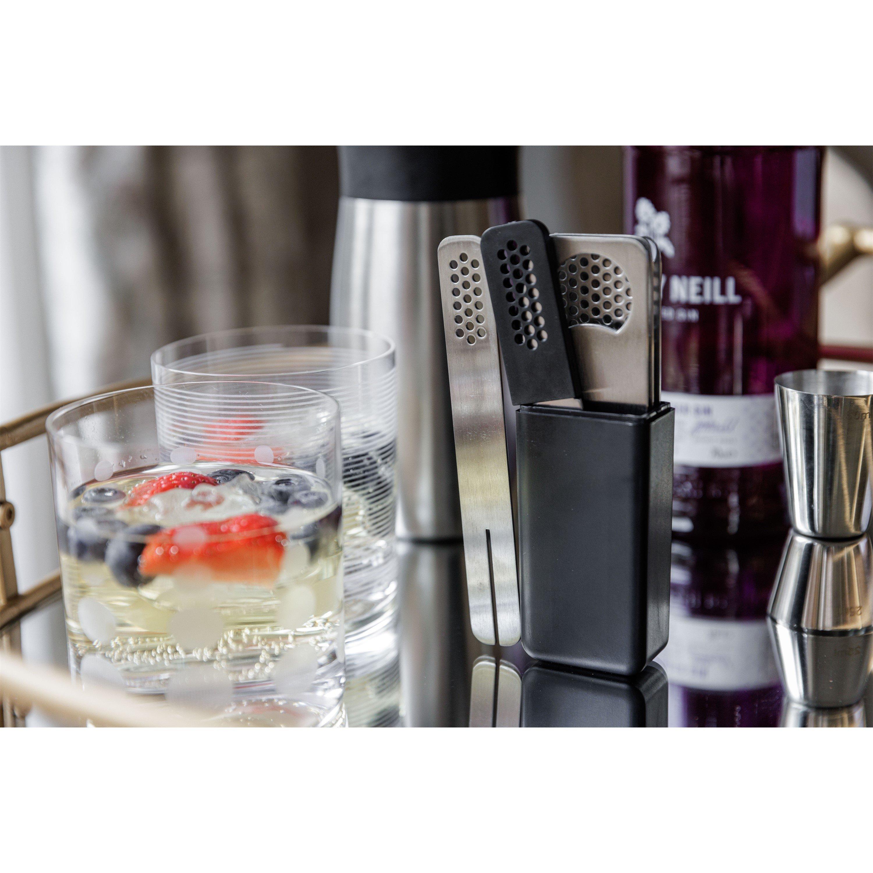 Black - BarCraft - Cocktail Mixing Tool Set - 4