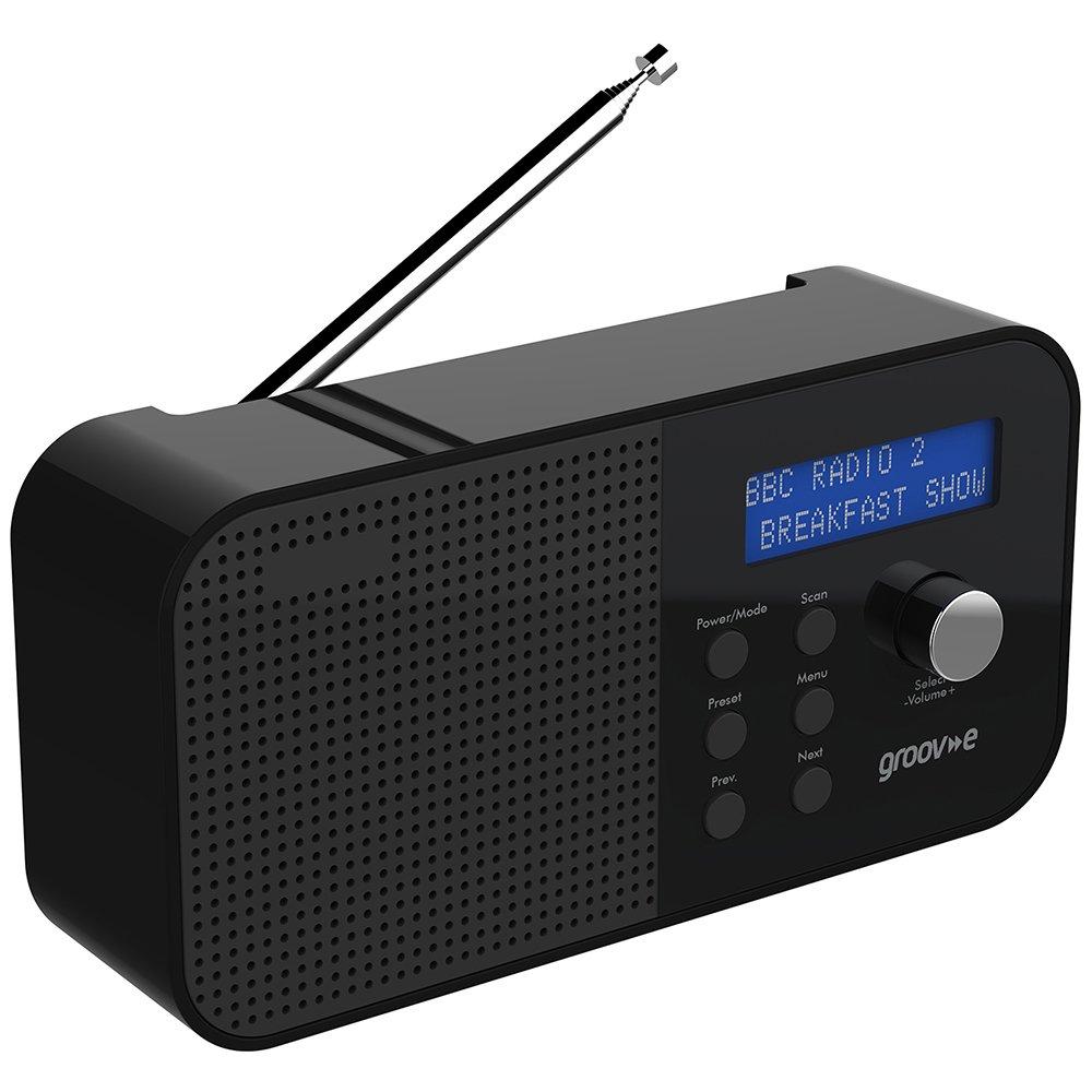 Black - Groov-e - Venice Portable DAB/FM Digital Radio - 2